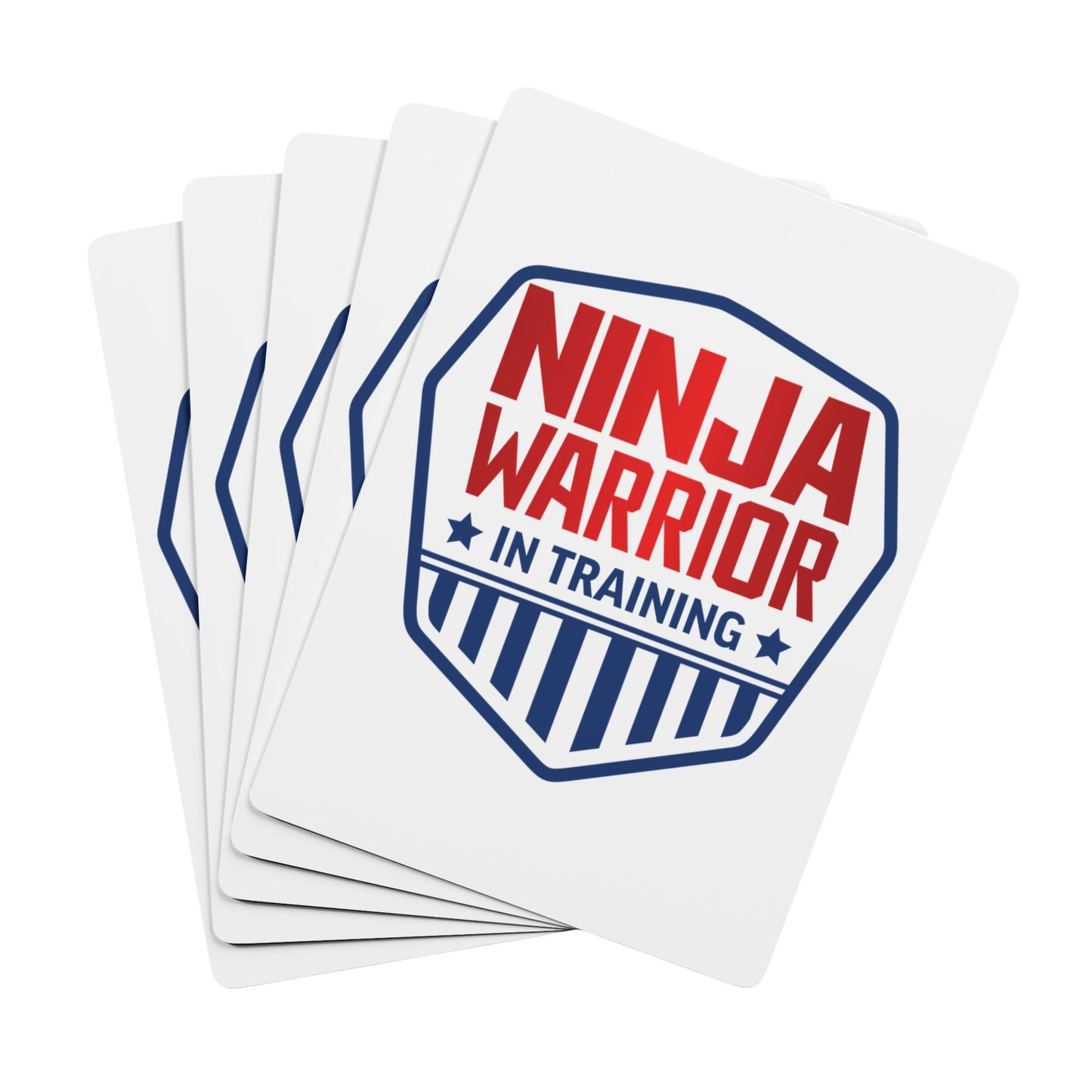Ninja Warrior in Training Playing Cards, Ninja Theme Birthday Party Favor