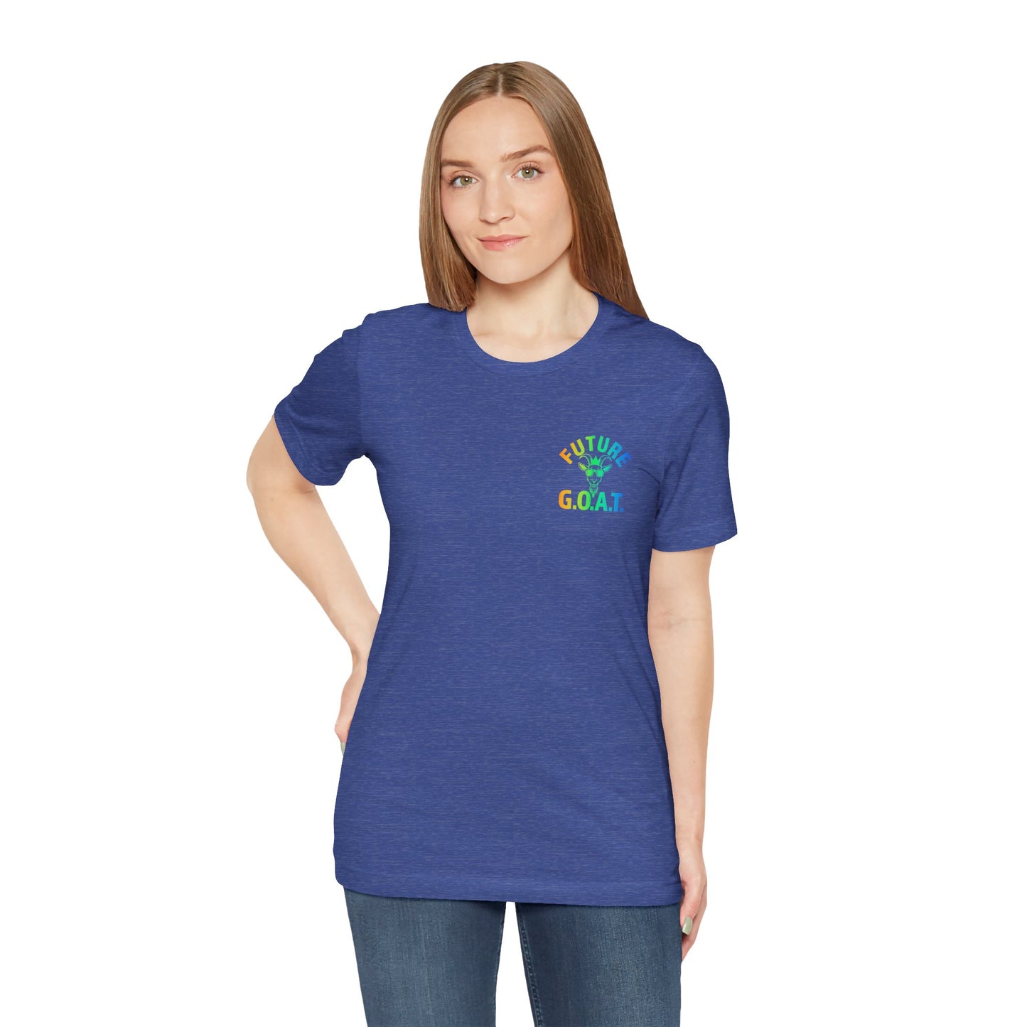 Future GOAT Rainbow Gradient T-Shirt | Youth & Adult Sports Tee