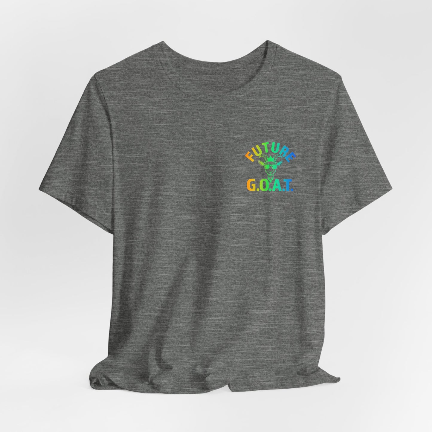 Future GOAT Rainbow Gradient T-Shirt | Youth & Adult Sports Tee