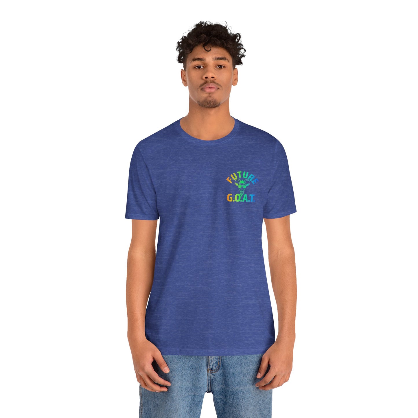 Future GOAT Rainbow Gradient T-Shirt | Youth & Adult Sports Tee