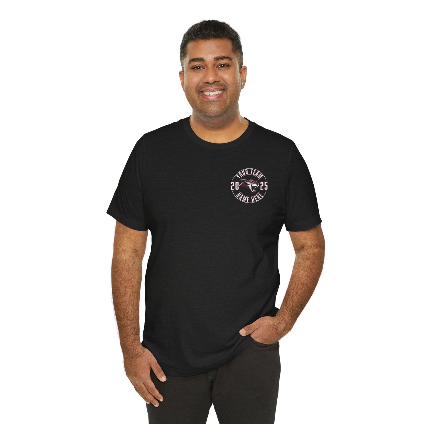 Custom Team T-Shirt – Add Team Name, Player Number &/or Name