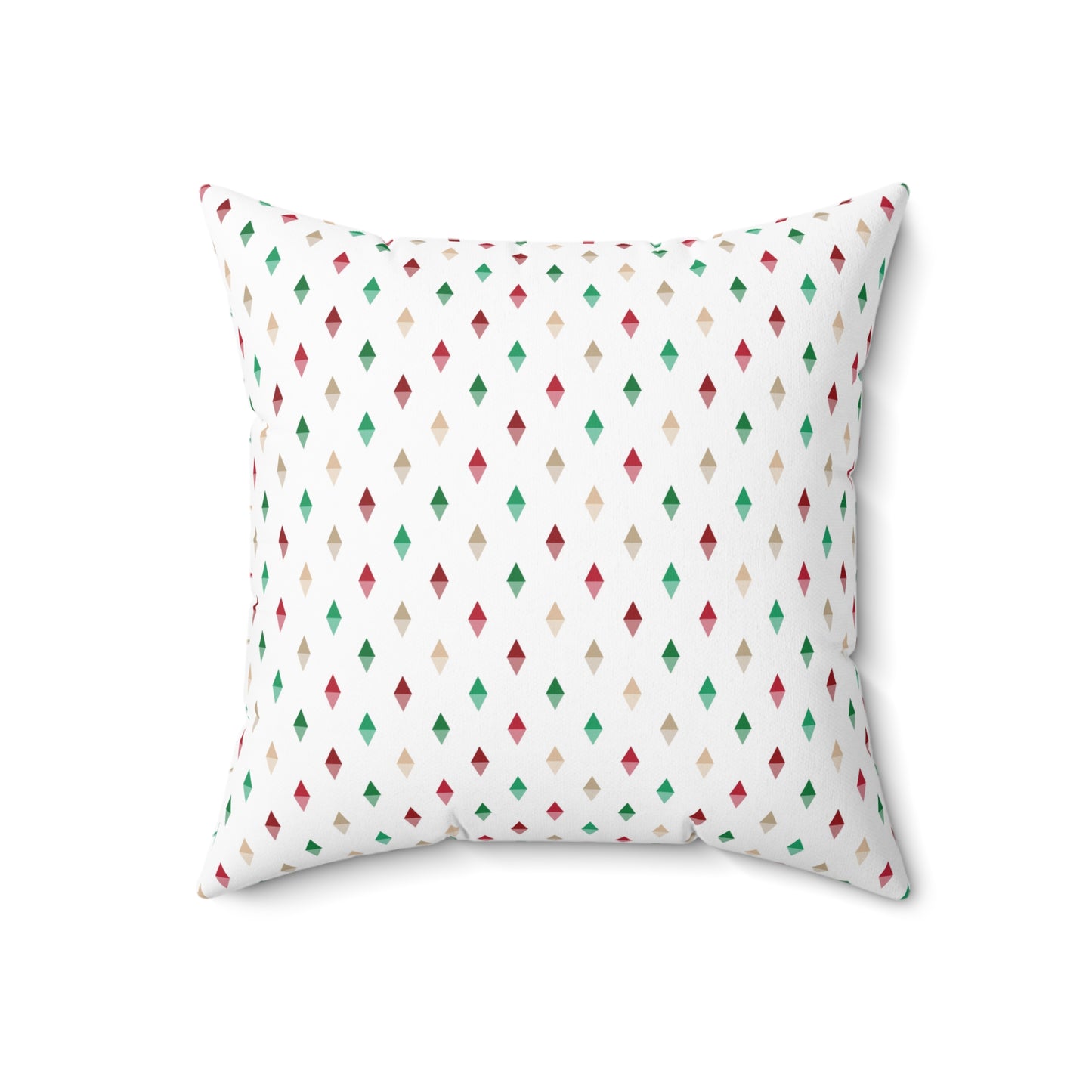 Christmas Diamonds Throw Pillow