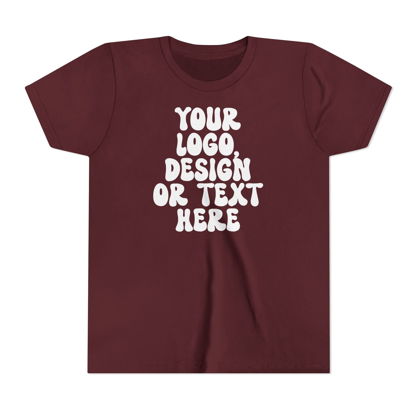 CUSTOM Text, Design or Logo - Unisex T-Shirt (Youth)