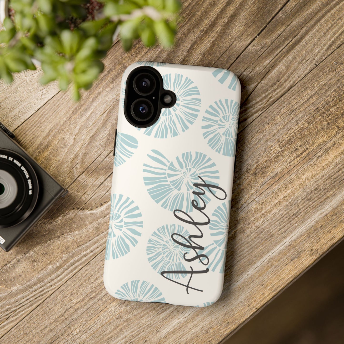 Custom Background Phone Case – Personalized with Your Name & Colors
