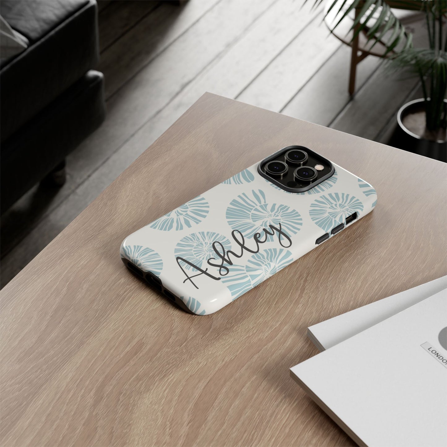 Custom Background Phone Case – Personalized with Your Name & Colors
