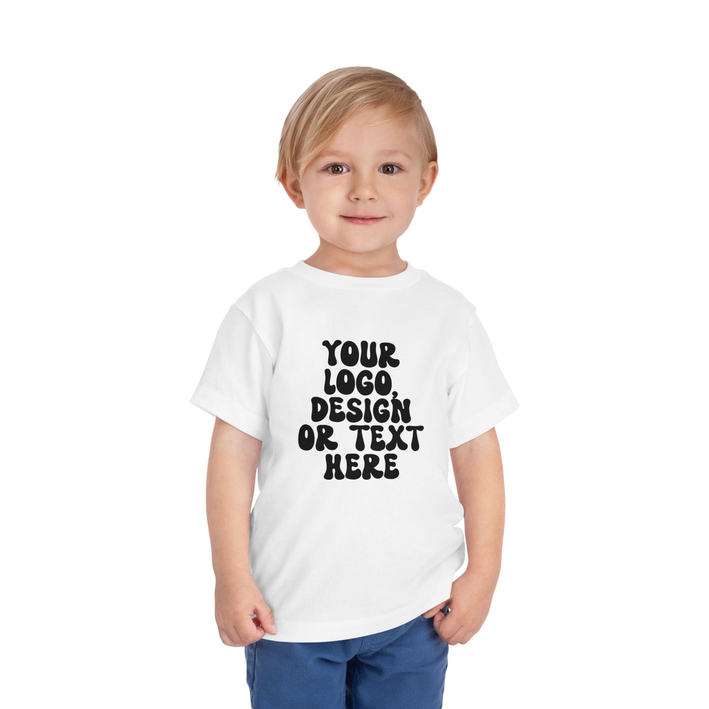 CUSTOM Text, Design or Logo - Unisex T-Shirt (Toddler)