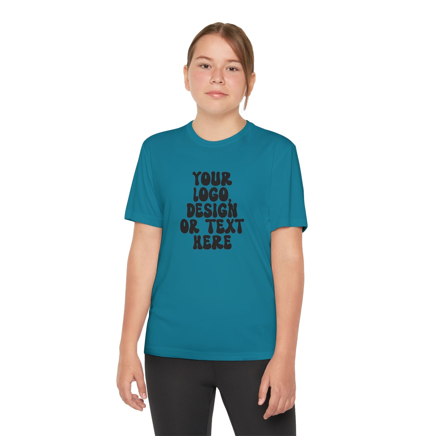 CUSTOM Text, Design or Logo -  Sport-Tek Moisture Wicking Competitor Tee (Youth)