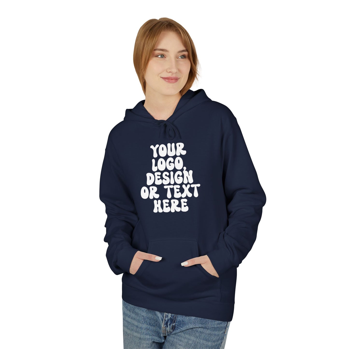 CUSTOM Text, Design or Logo - Unisex Hoodie (Adult)