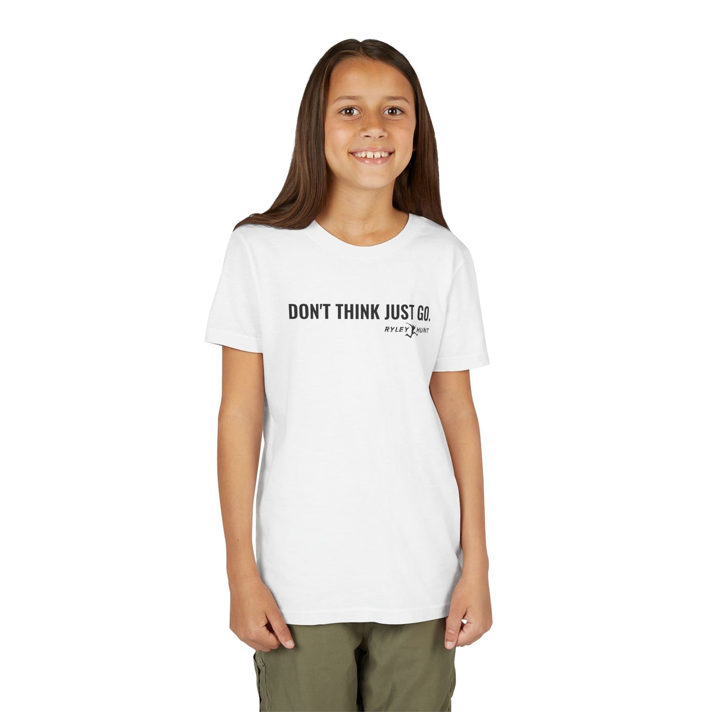 2025-2026 Season - Ryley Hunt “Don’t Think Just Go” - Ninja Athlete T-Shirt (Youth Tee)
