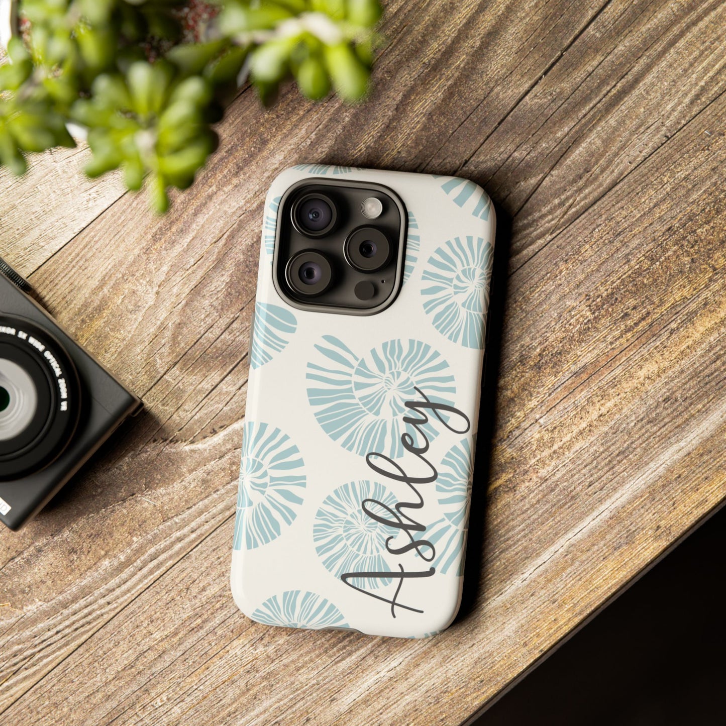 Custom Background Phone Case – Personalized with Your Name & Colors