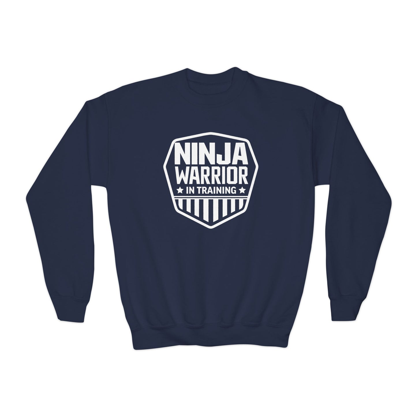 Ninja in Training Youth Crewneck Sweatshirt, Kids Ninja Sweatshirt