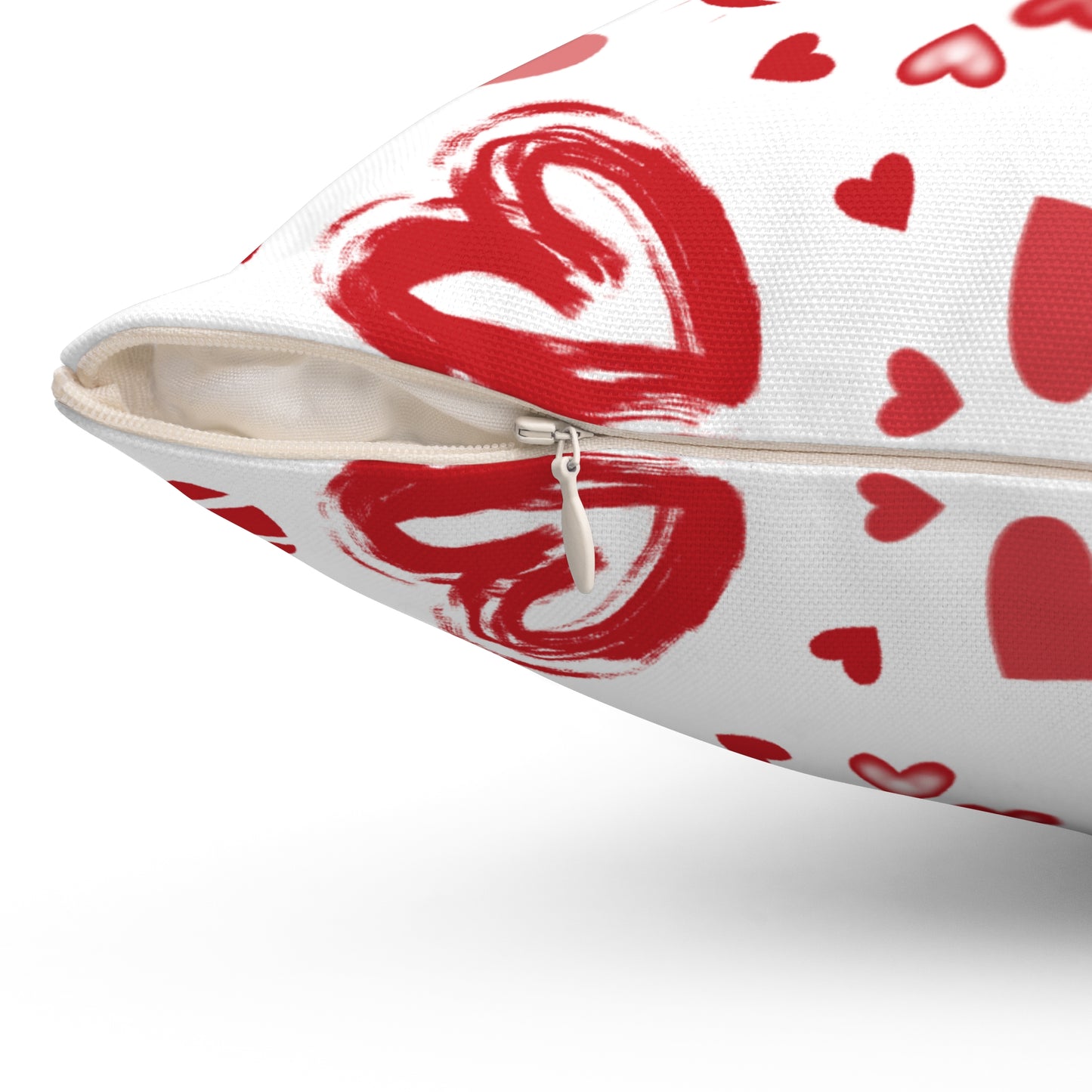 Valentine's Love & Hearts Throw Pillow