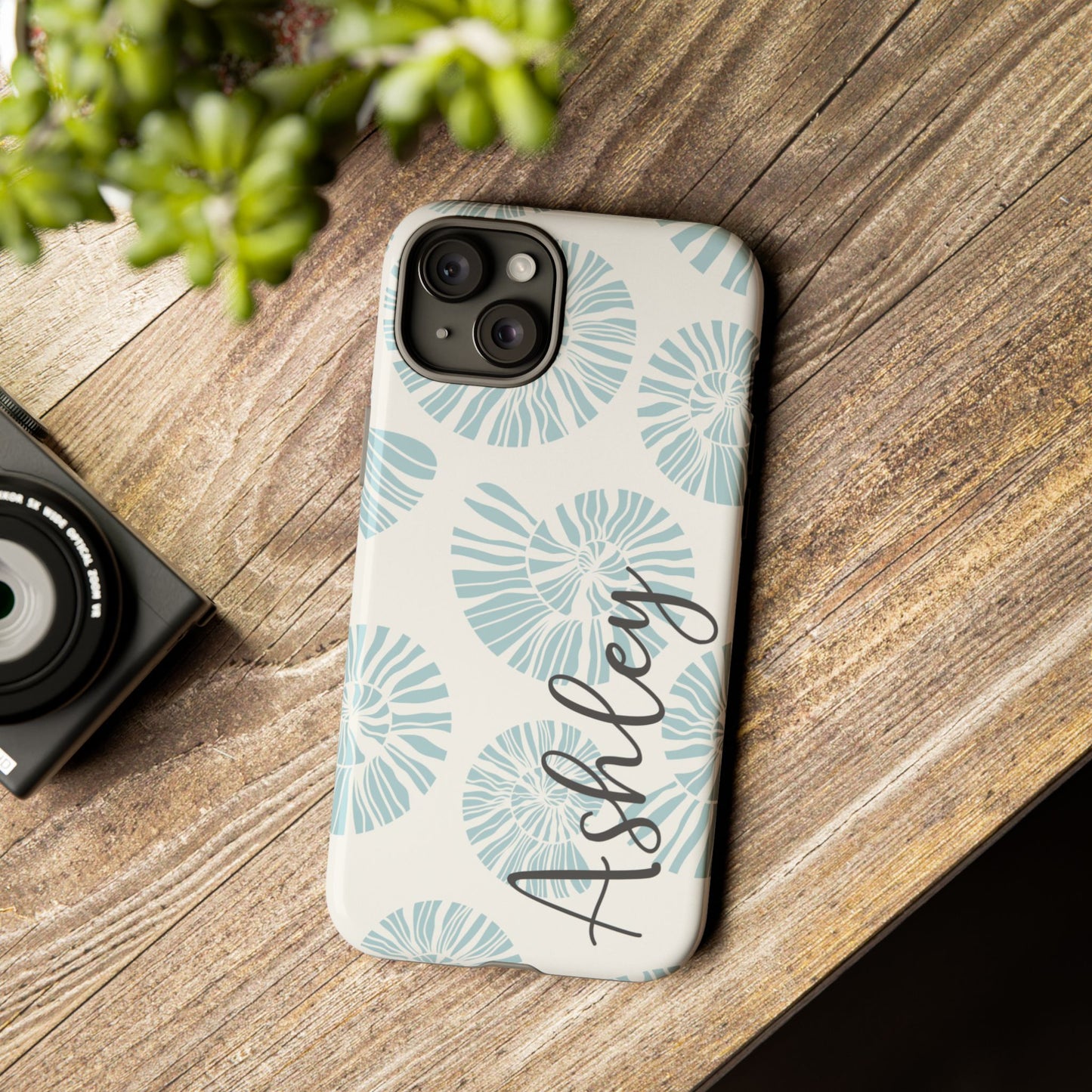 Custom Background Phone Case – Personalized with Your Name & Colors