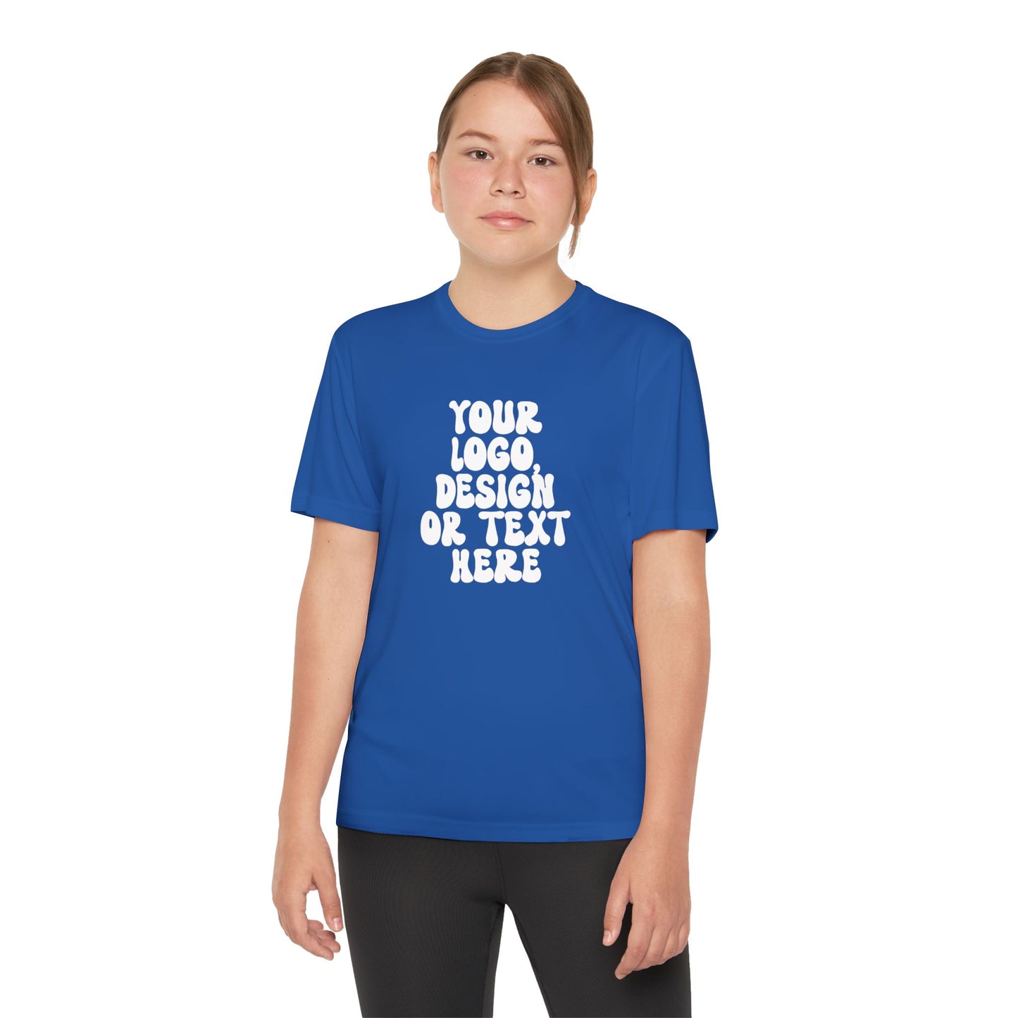 CUSTOM Text, Design or Logo -  Sport-Tek Moisture Wicking Competitor Tee (Youth)