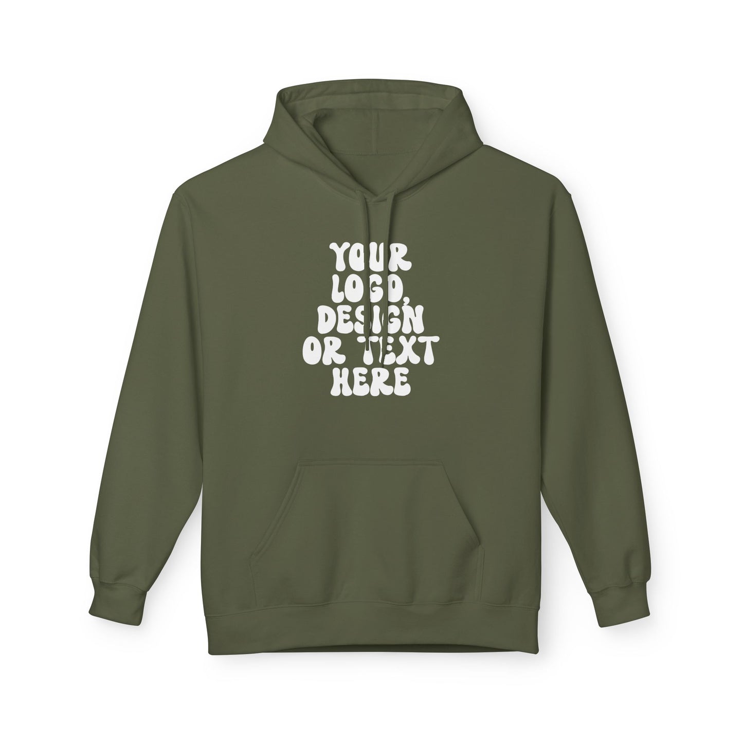 CUSTOM Text, Design or Logo - Unisex Hoodie (Adult)