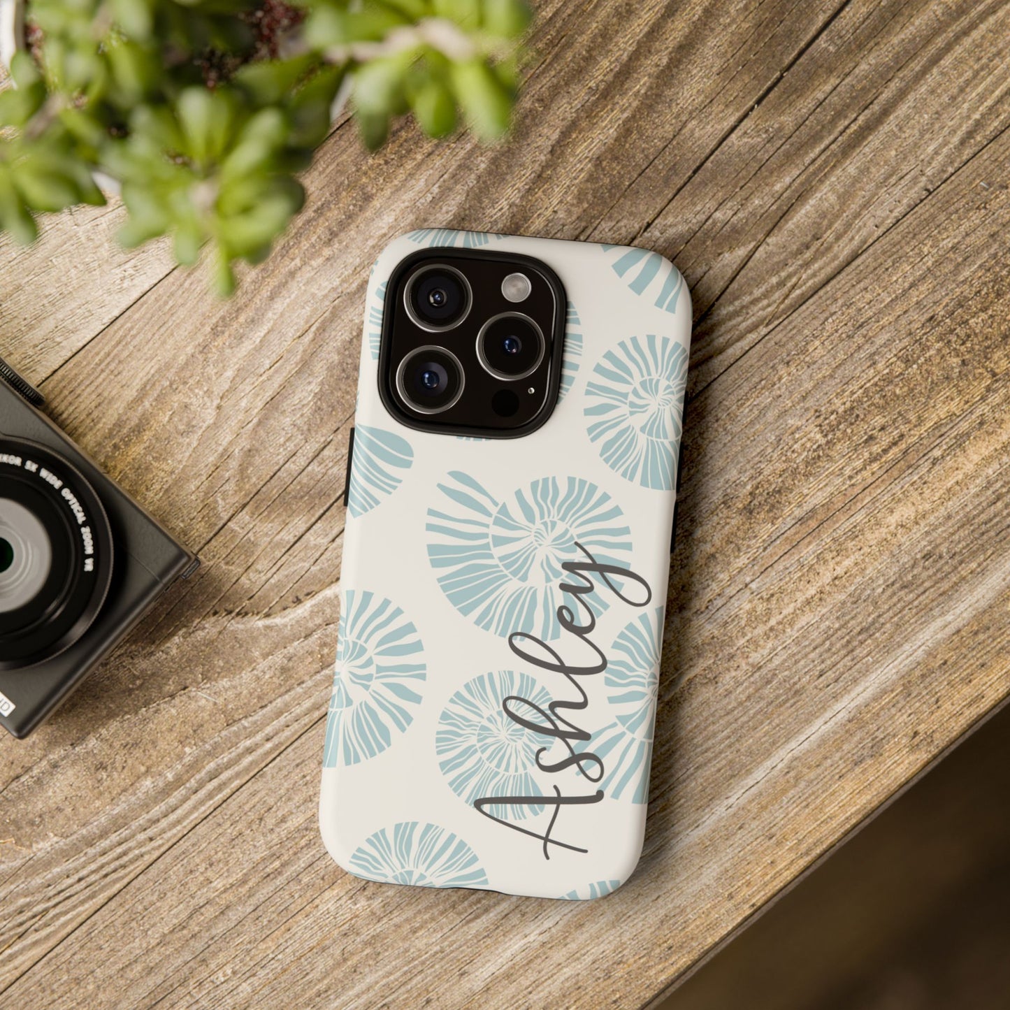Custom Background Phone Case – Personalized with Your Name & Colors