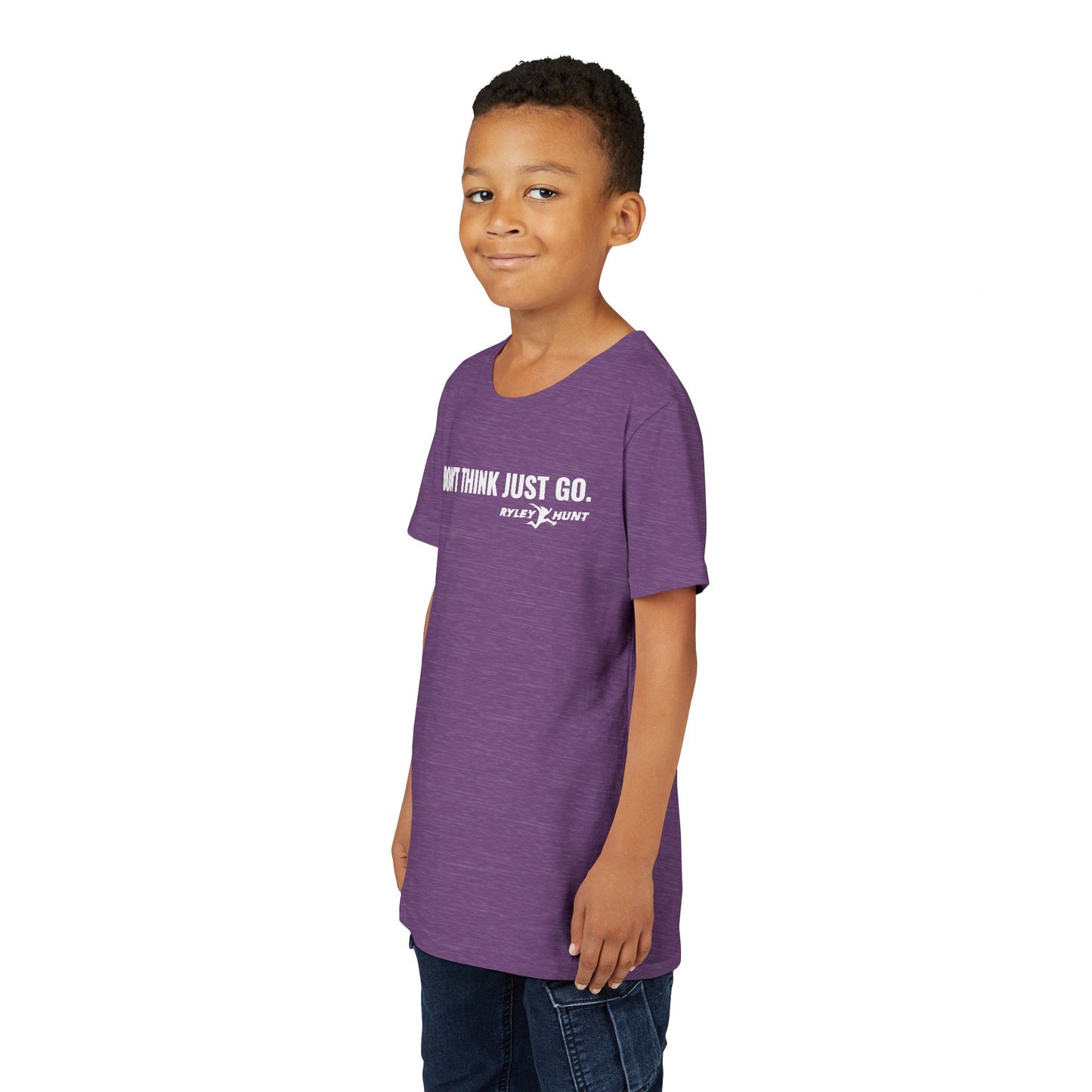 2025-2026 Season - Ryley Hunt “Don’t Think Just Go” - Ninja Athlete T-Shirt (Youth Tee)