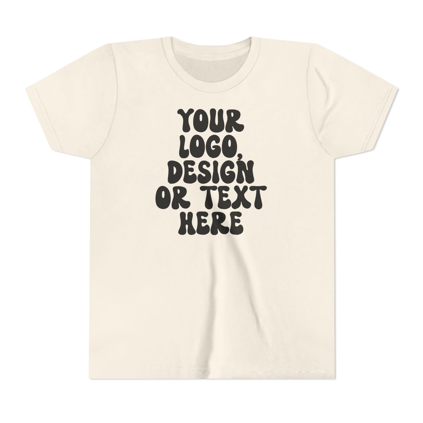 CUSTOM Text, Design or Logo - Unisex T-Shirt (Youth)