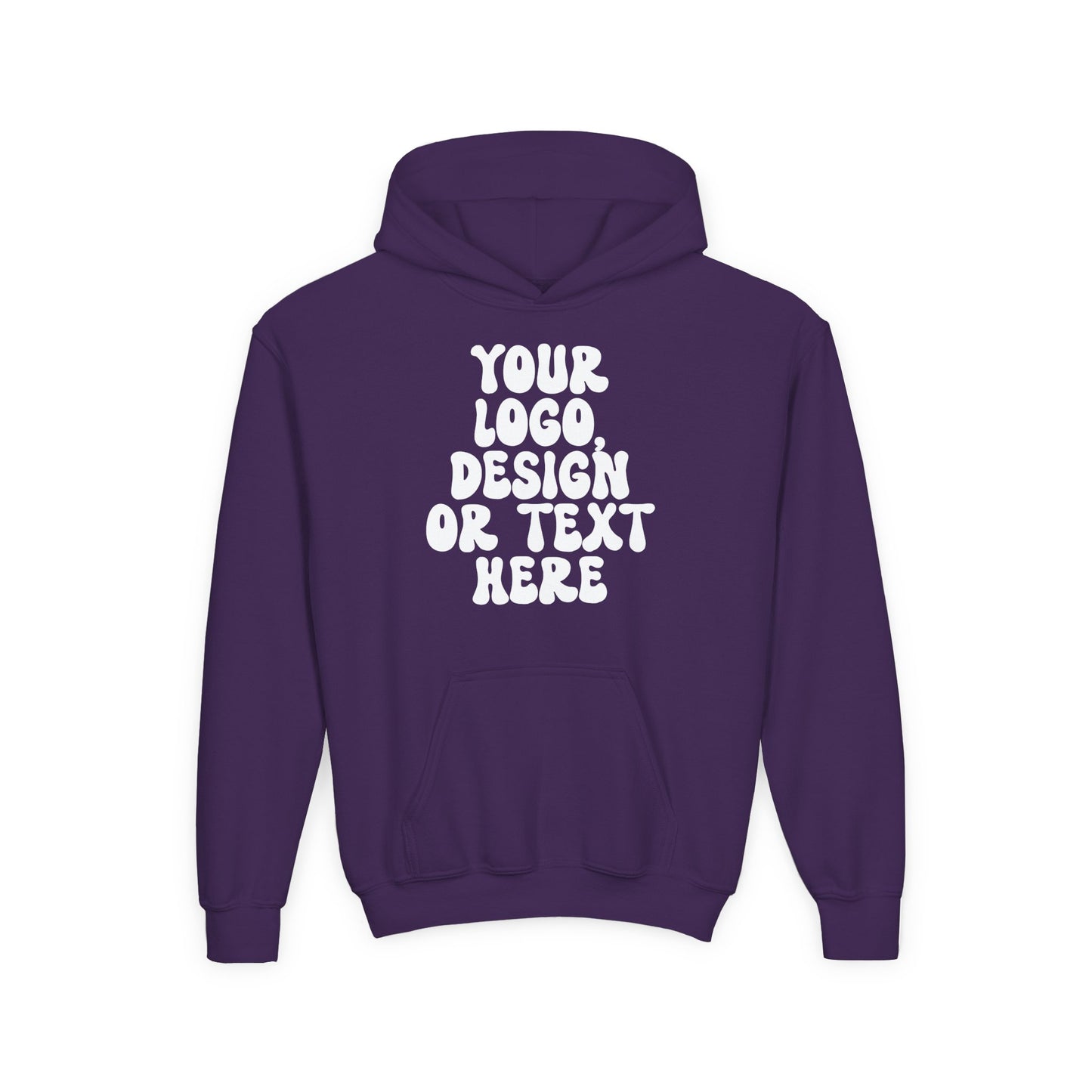 CUSTOM Text, Design or Logo - Unisex Hoodie (Youth)