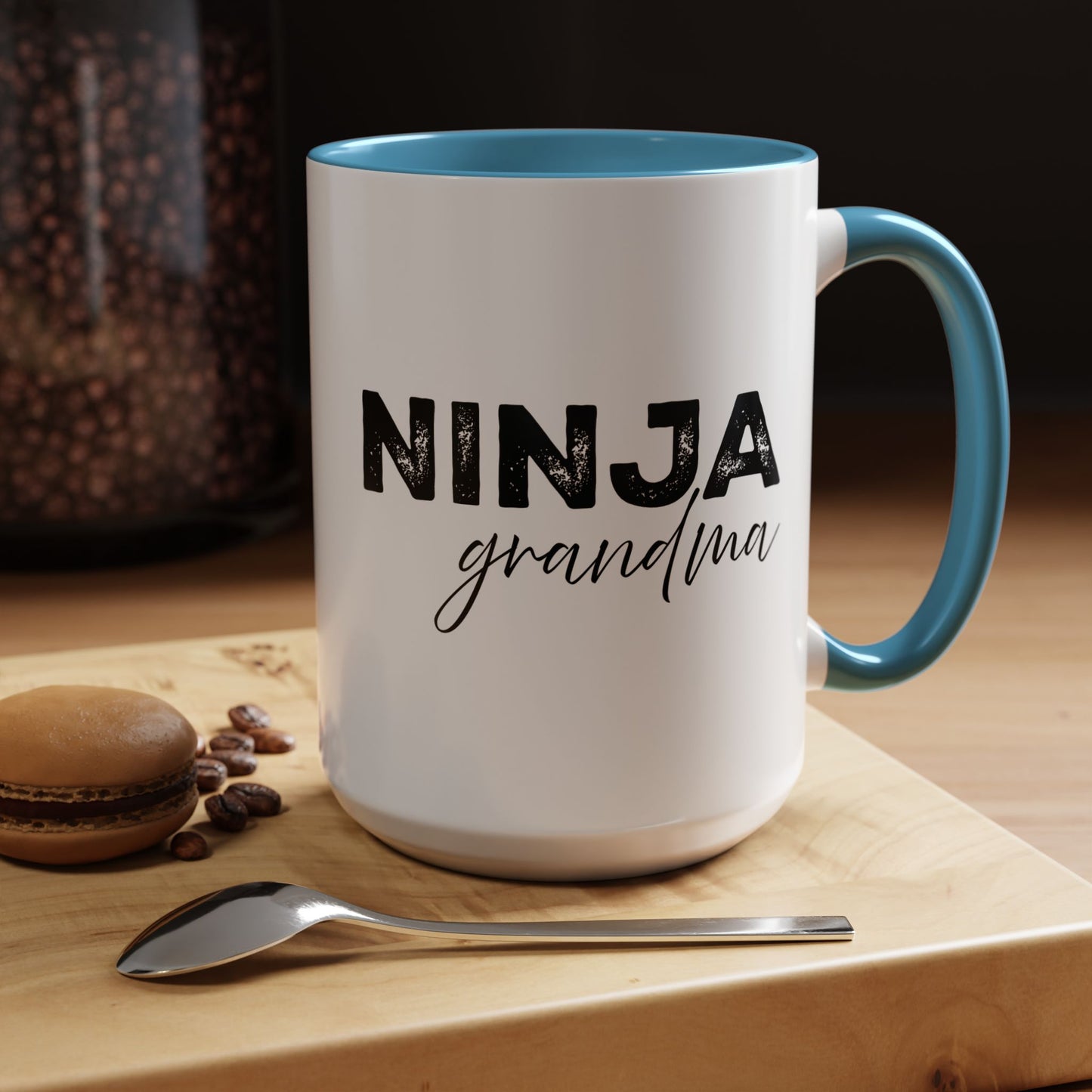 Ninja Mom, Dad, Grandma, or Grandpa Mug – Custom Ninja Family Coffee Cup