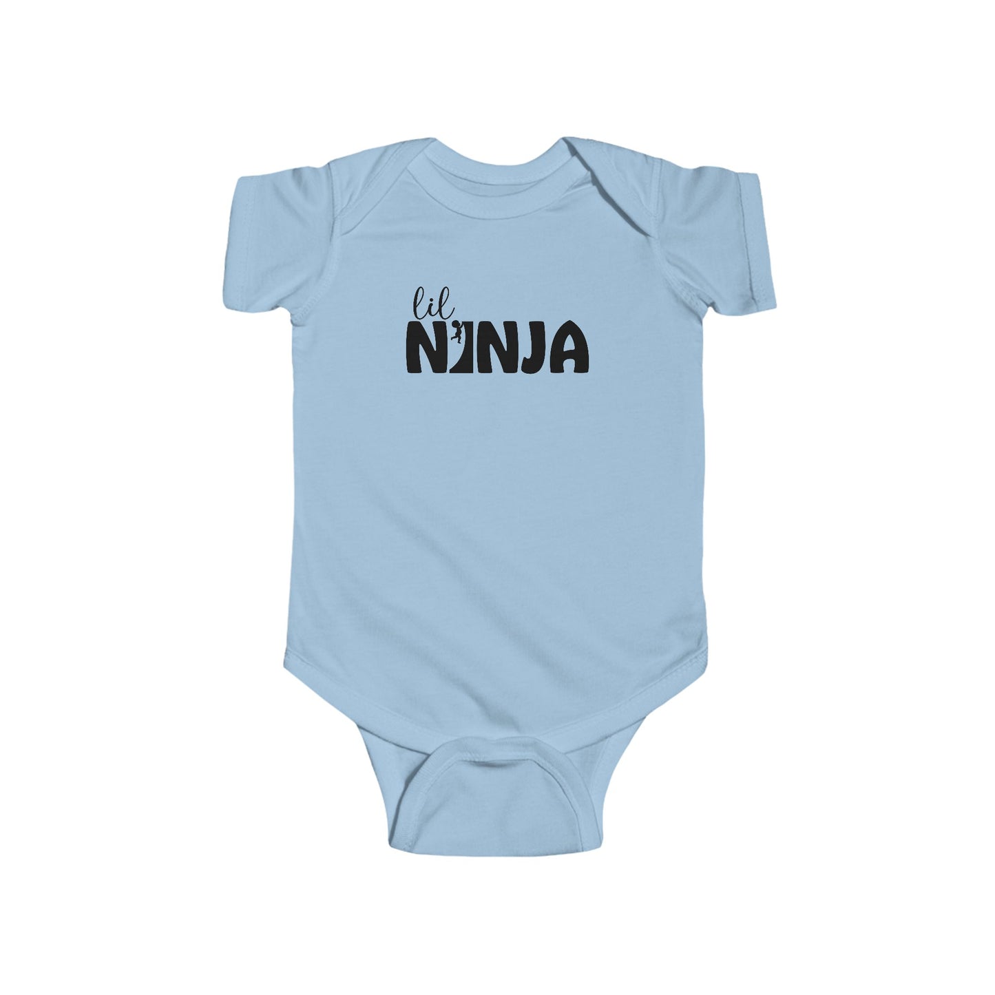 Lil Ninja Baby Onesie – Infant Bodysuit with Warped Wall Climber Design