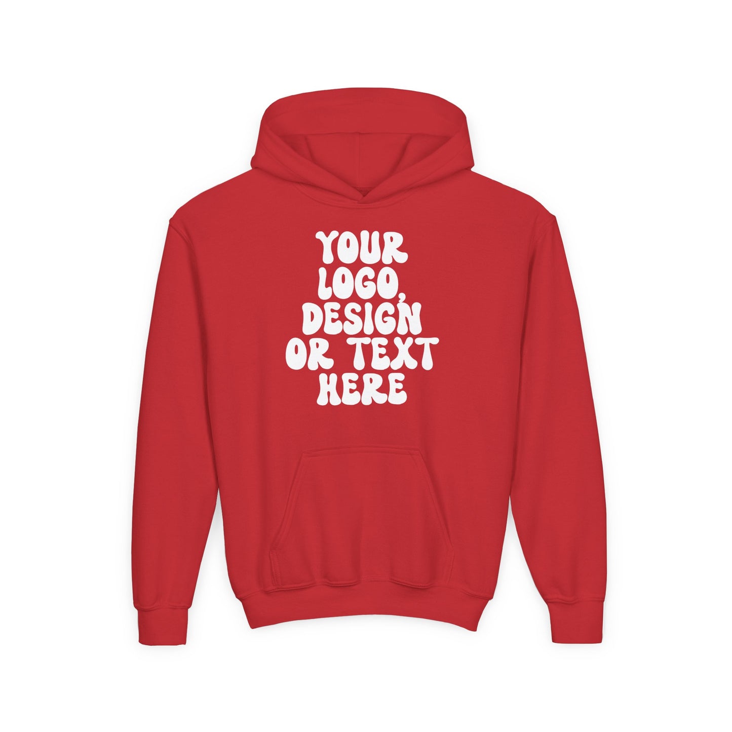 CUSTOM Text, Design or Logo - Unisex Hoodie (Youth)
