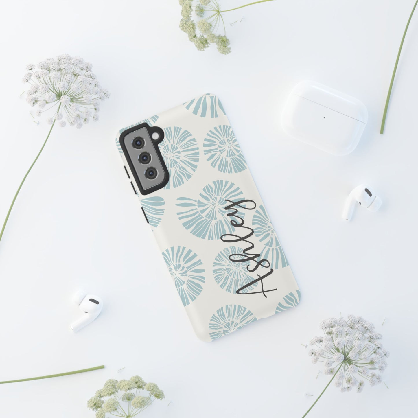 Custom Background Phone Case – Personalized with Your Name & Colors
