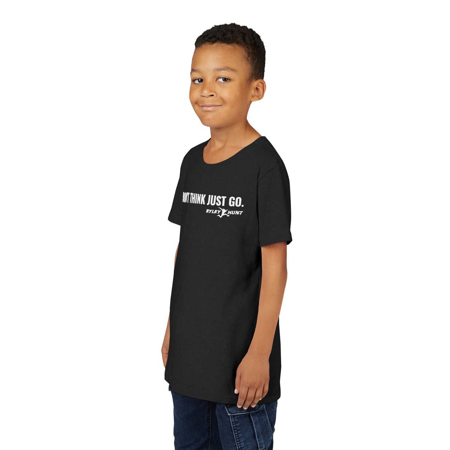2025-2026 Season - Ryley Hunt “Don’t Think Just Go” - Ninja Athlete T-Shirt (Youth Tee)