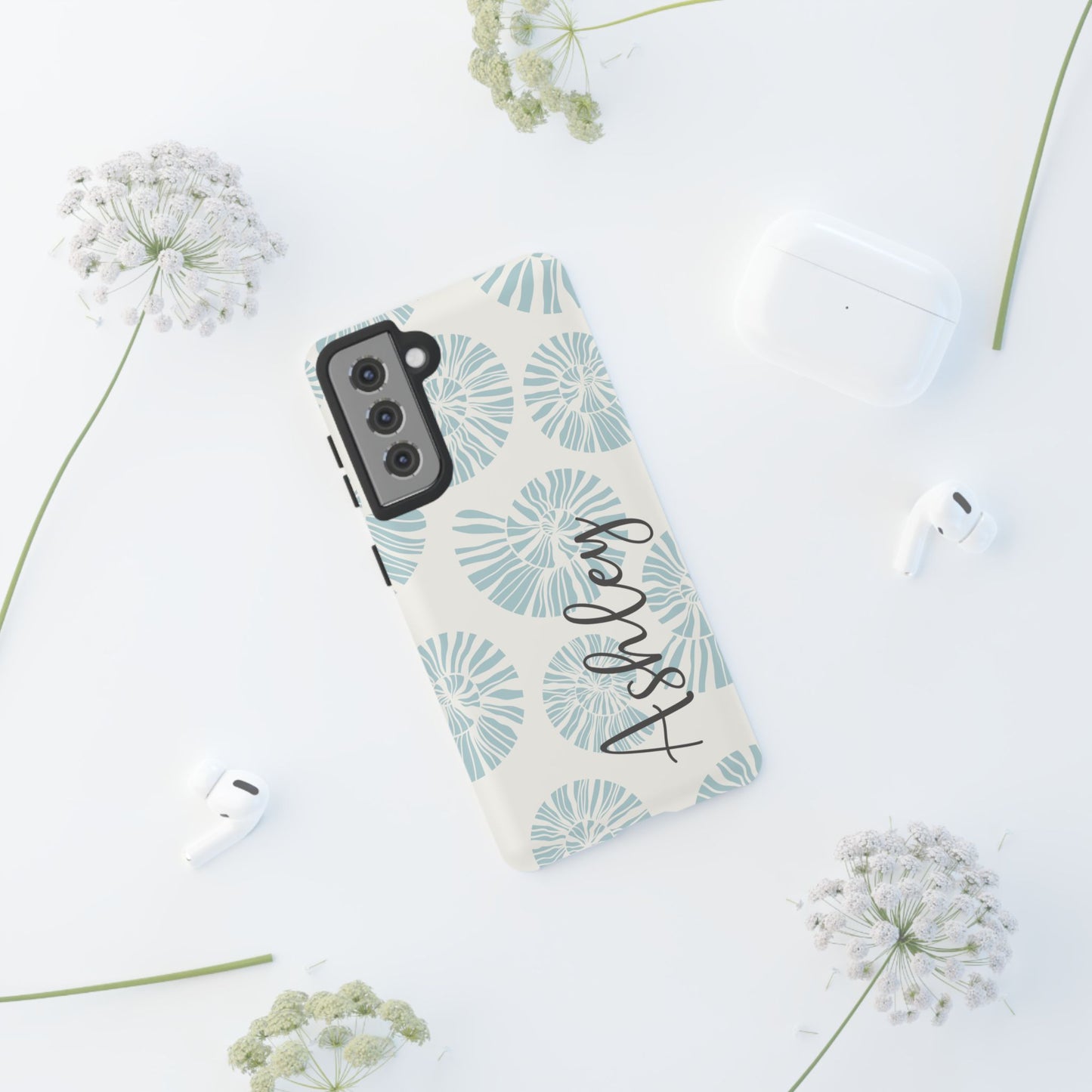 Custom Background Phone Case – Personalized with Your Name & Colors