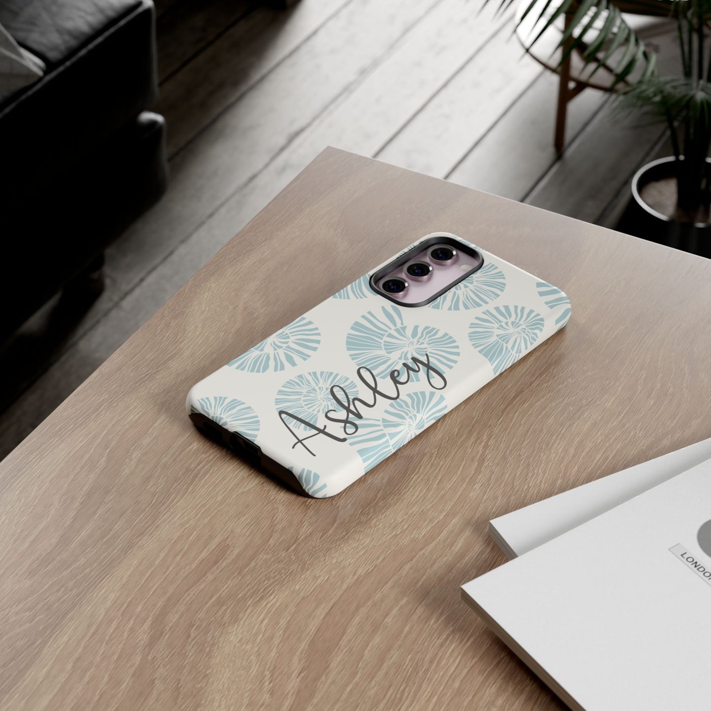 Custom Background Phone Case – Personalized with Your Name & Colors