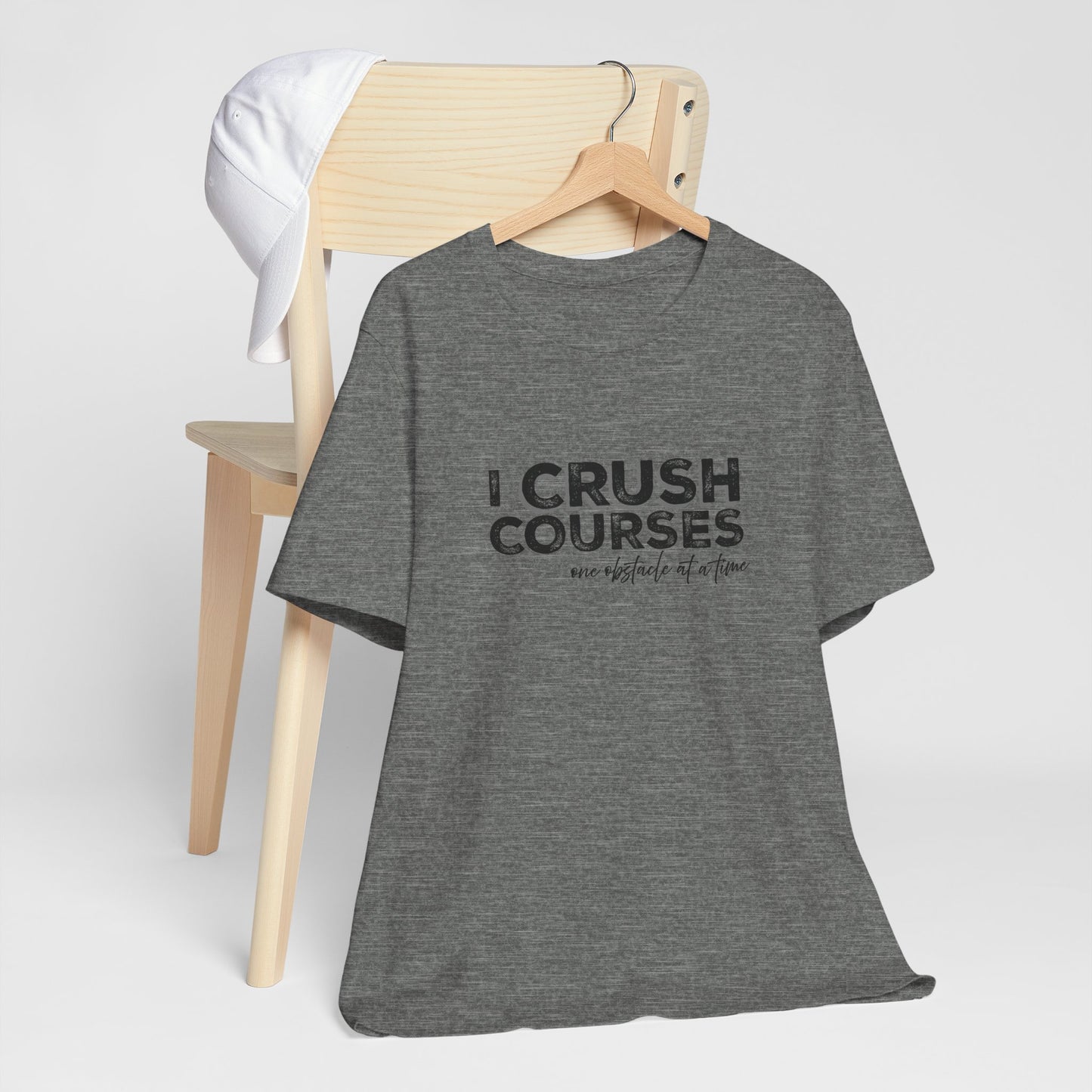 I Crush Courses One Obstacle at a Time T-Shirt | Ninja Warrior & OCR Tee