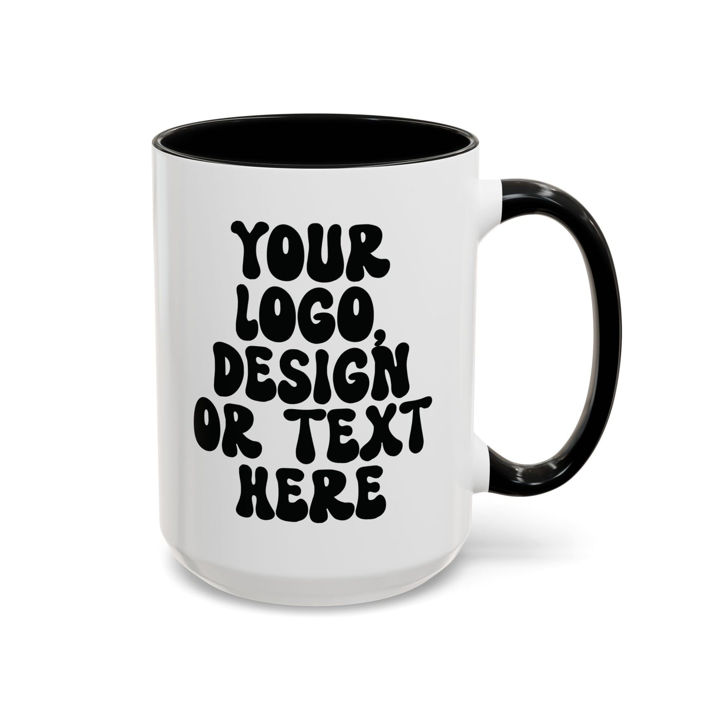 Custom Accent Mug – Personalized Text, Logo, or Design Coffee Cup