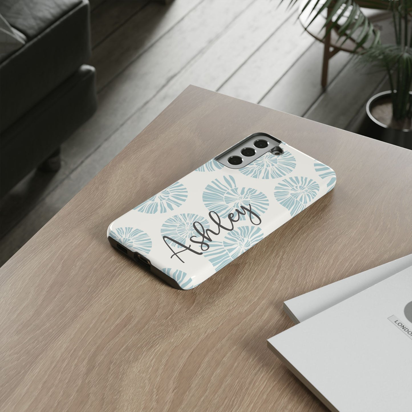 Custom Background Phone Case – Personalized with Your Name & Colors