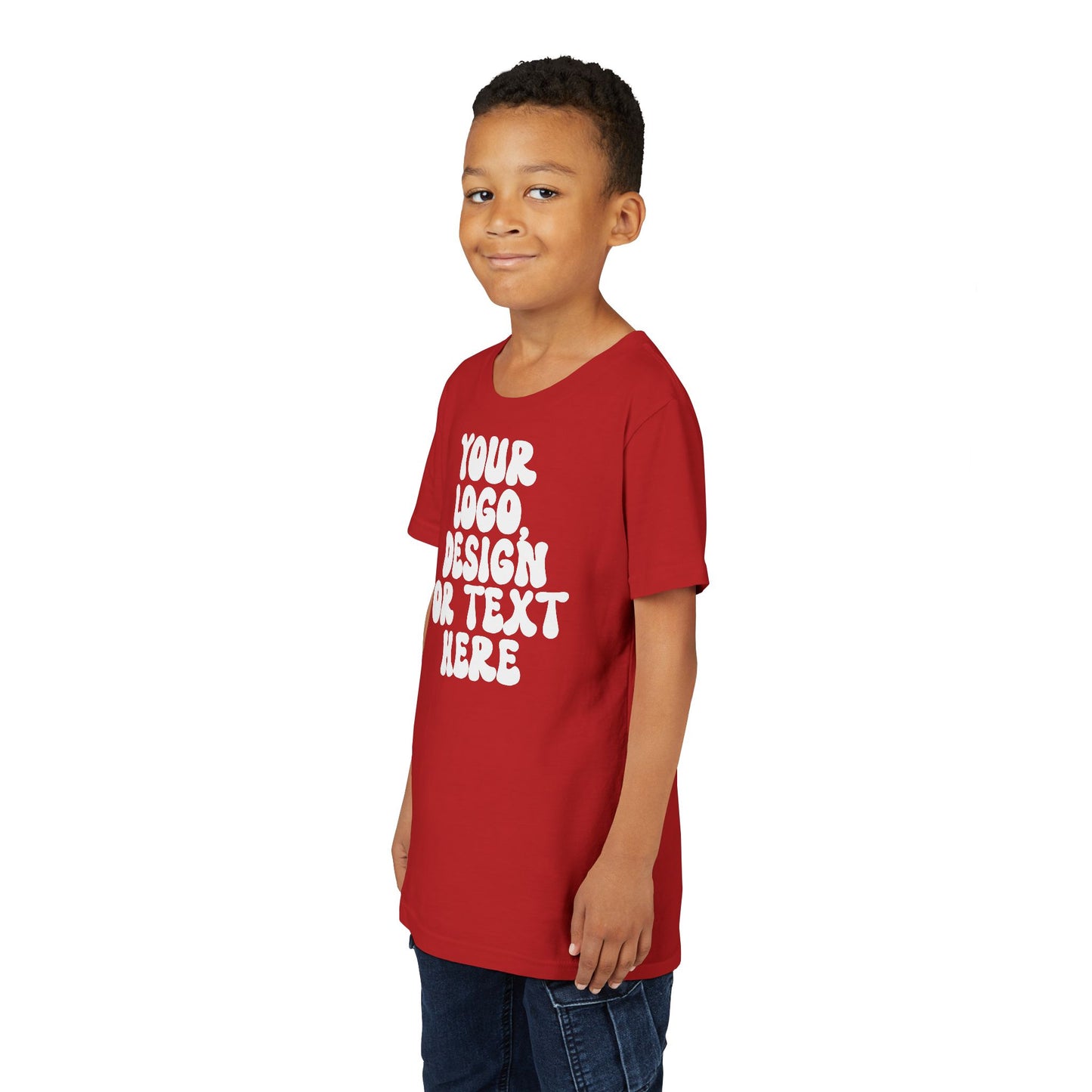 CUSTOM Text, Design or Logo - Unisex T-Shirt (Youth)