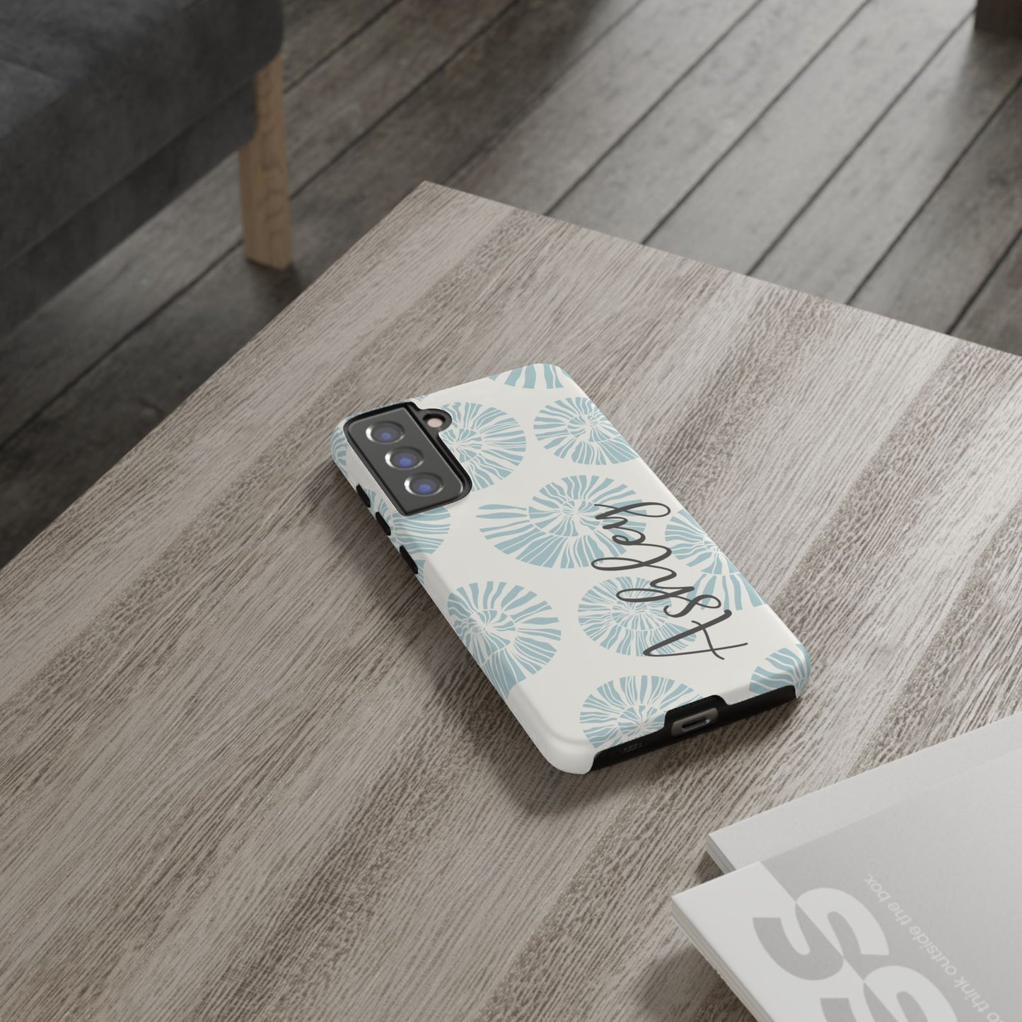 Custom Background Phone Case – Personalized with Your Name & Colors