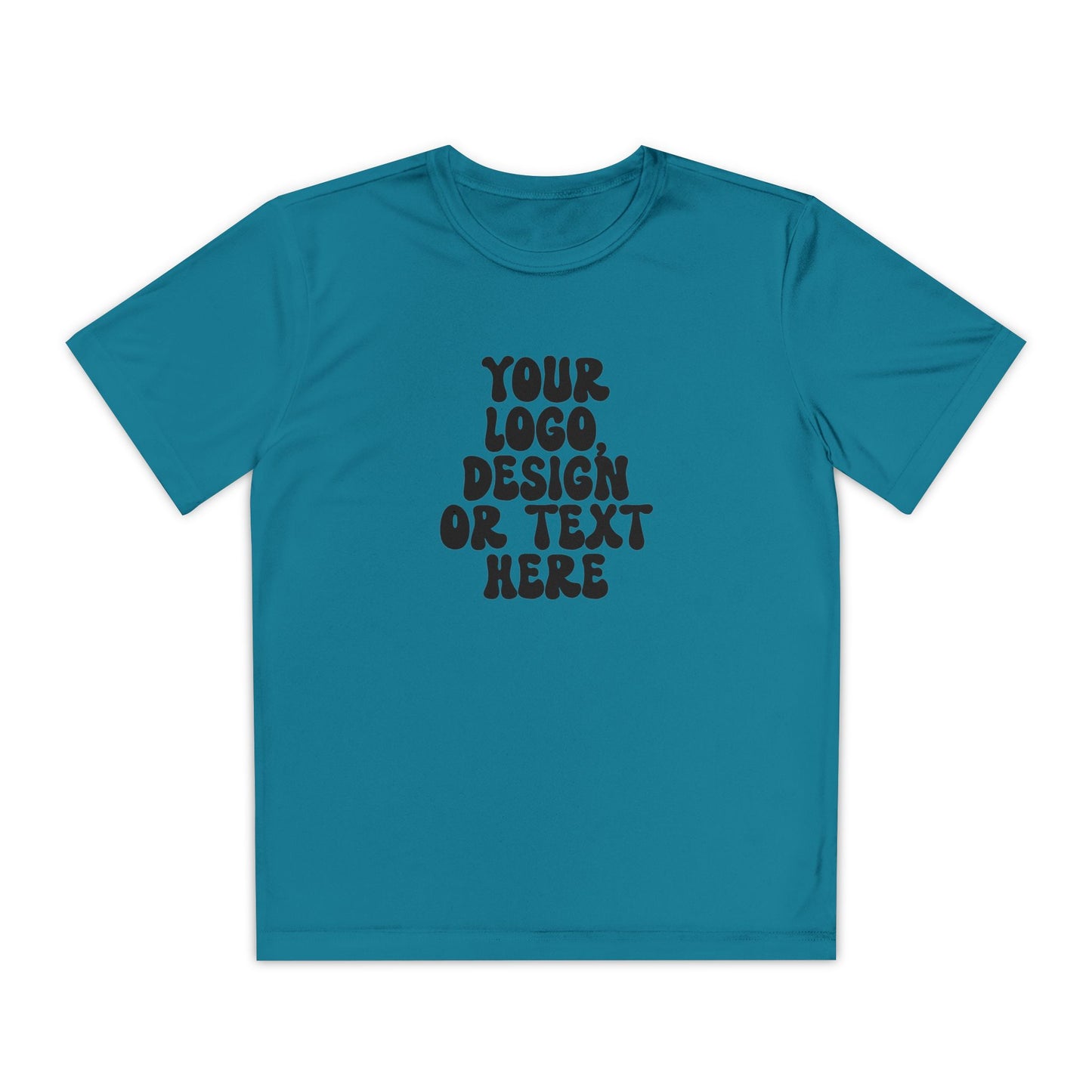 CUSTOM Text, Design or Logo -  Sport-Tek Moisture Wicking Competitor Tee (Youth)