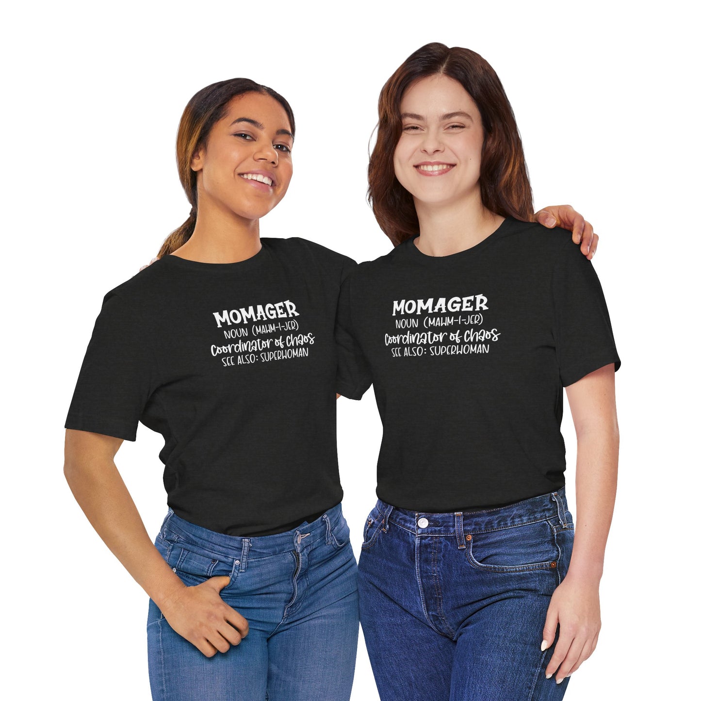 Momager T-Shirt – Superwoman, Coordinator of Chaos