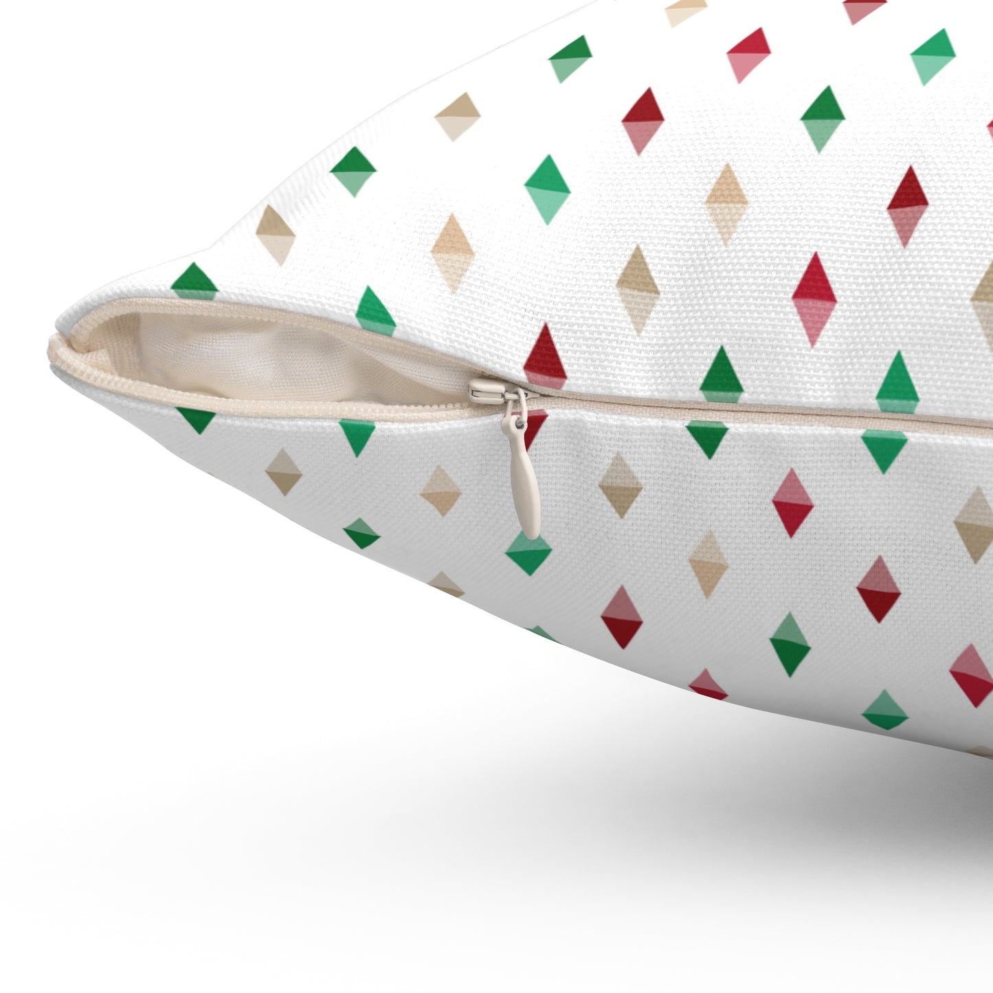 Christmas Diamonds Throw Pillow