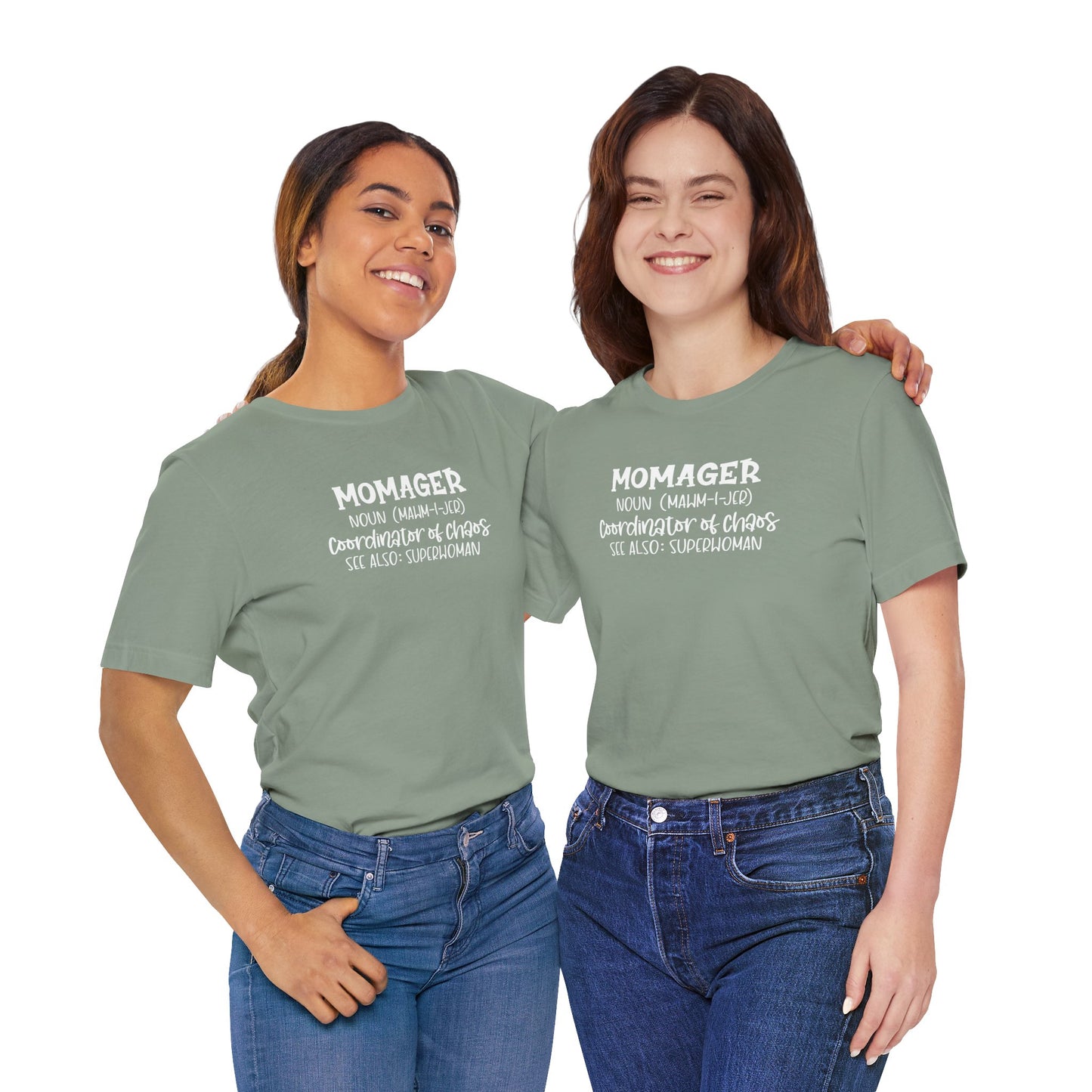 Momager T-Shirt – Superwoman, Coordinator of Chaos