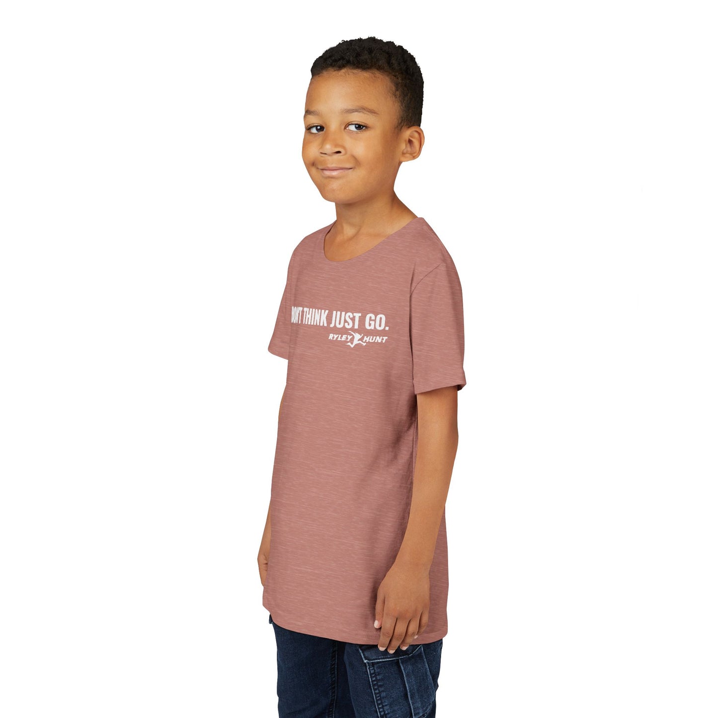 2025-2026 Season - Ryley Hunt “Don’t Think Just Go” - Ninja Athlete T-Shirt (Youth Tee)