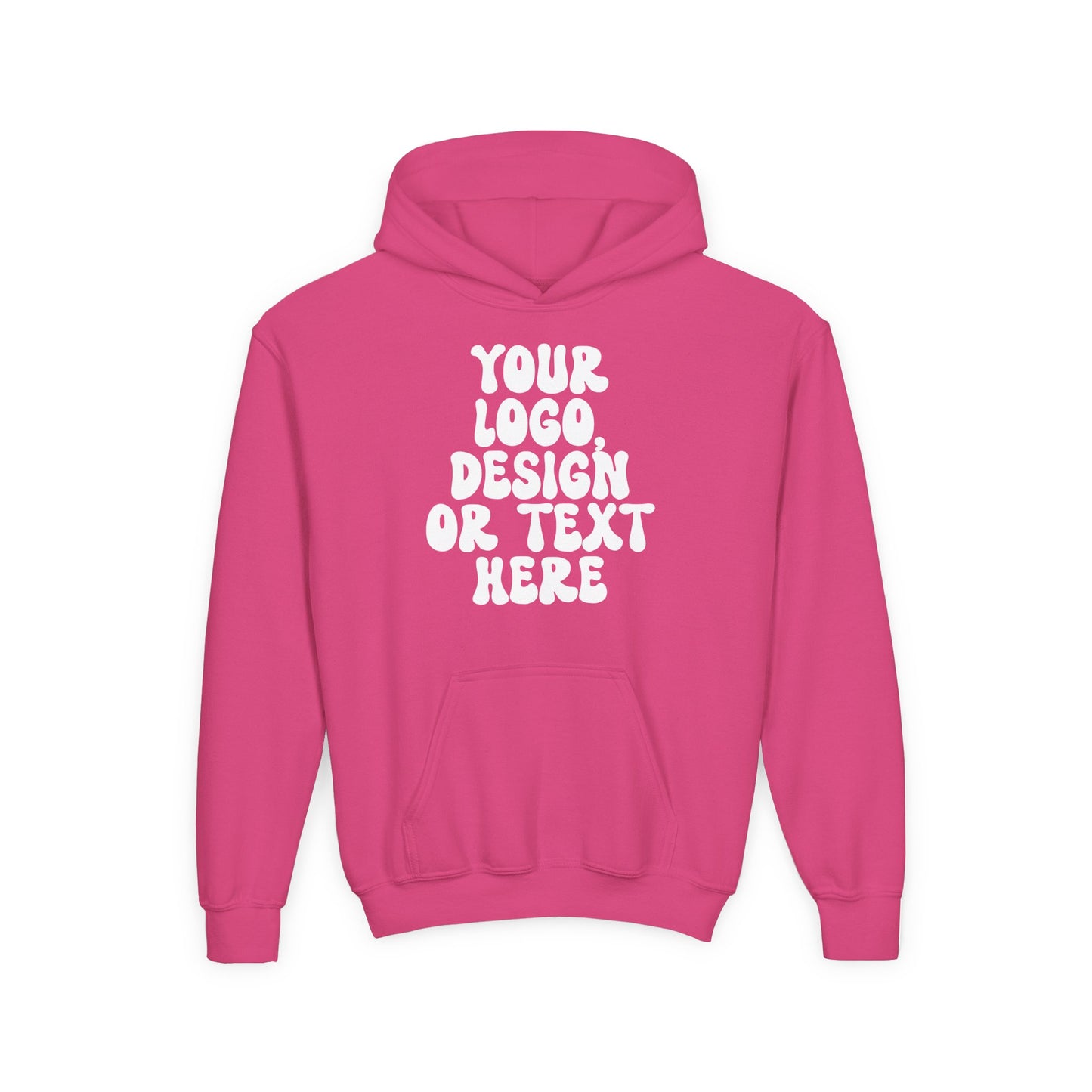 CUSTOM Text, Design or Logo - Unisex Hoodie (Youth)