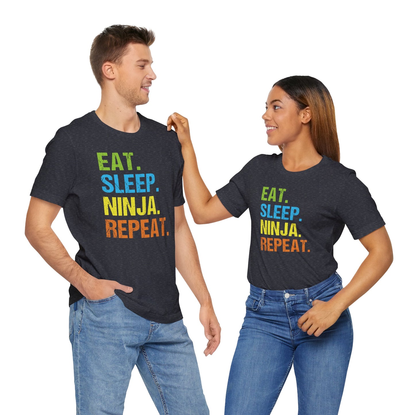 Eat Sleep Ninja Repeat T-Shirt – Youth & Adult Unisex Tee