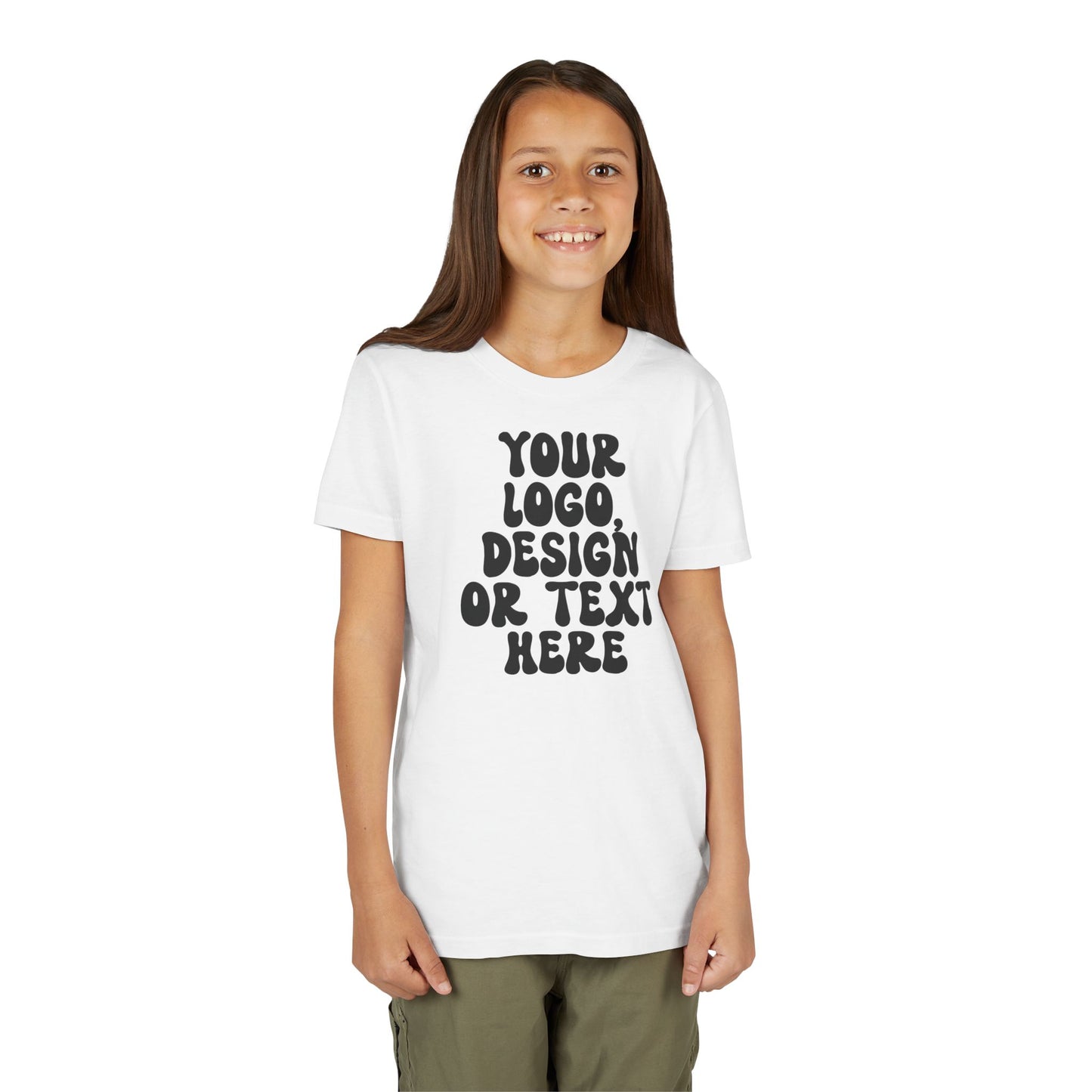 CUSTOM Text, Design or Logo - Unisex T-Shirt (Youth)