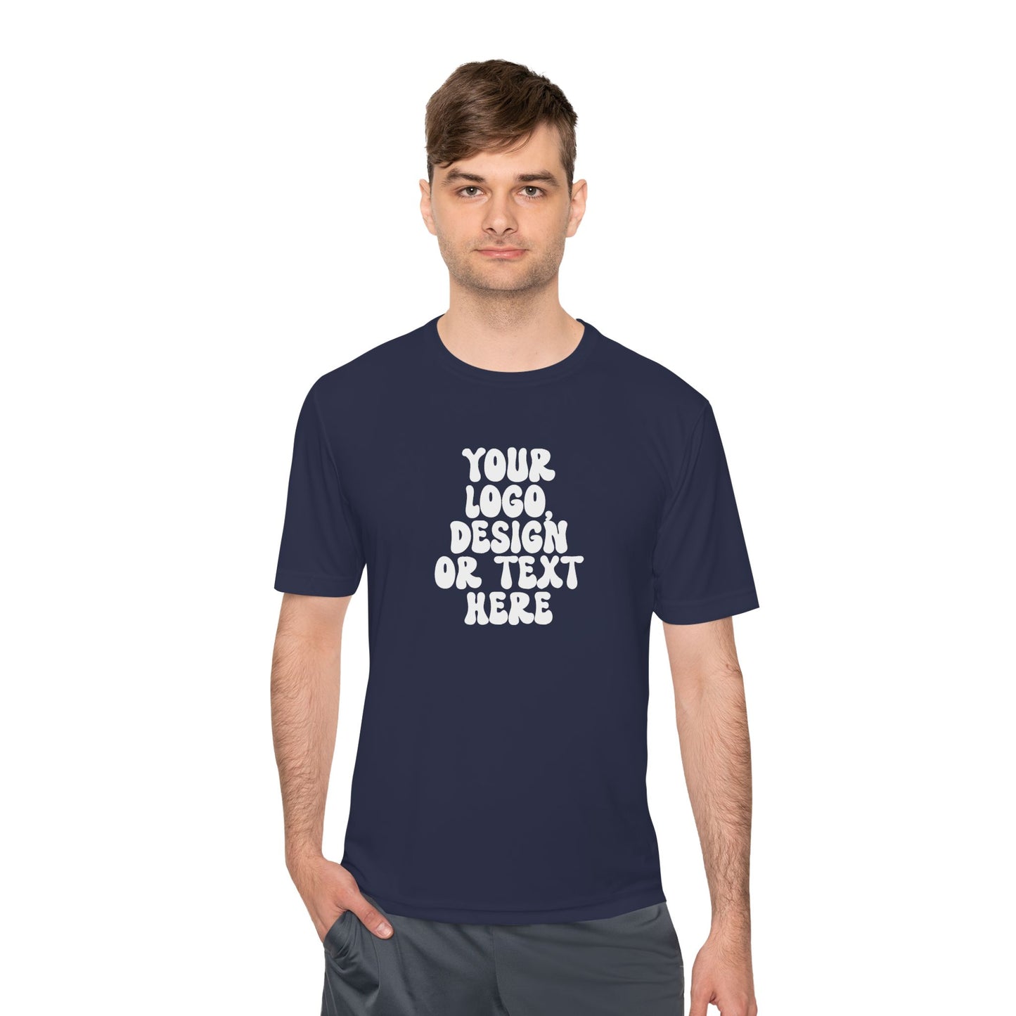 CUSTOM Text, Design or Logo -  Sport-Tek Moisture Wicking Competitor Tee (Adult)
