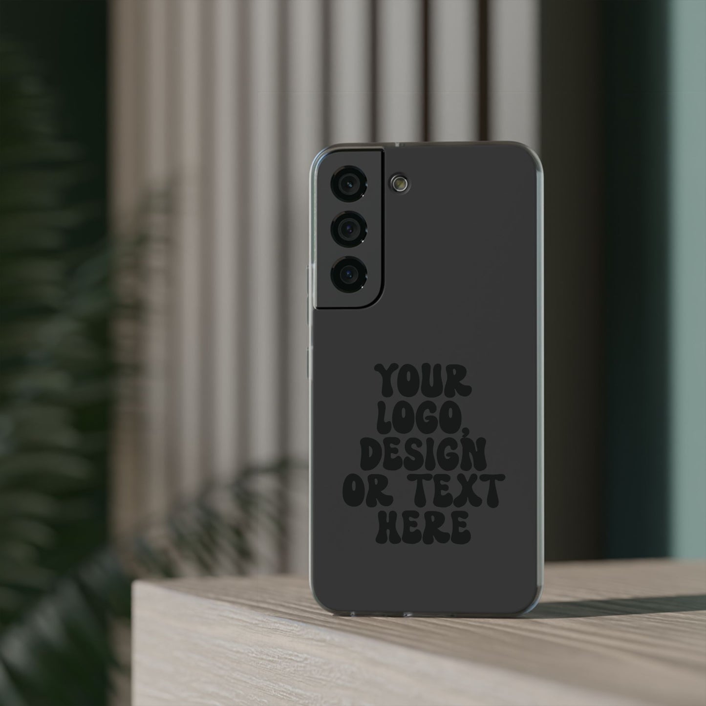 CUSTOM Text, Design or Logo - Flexi Phone Case