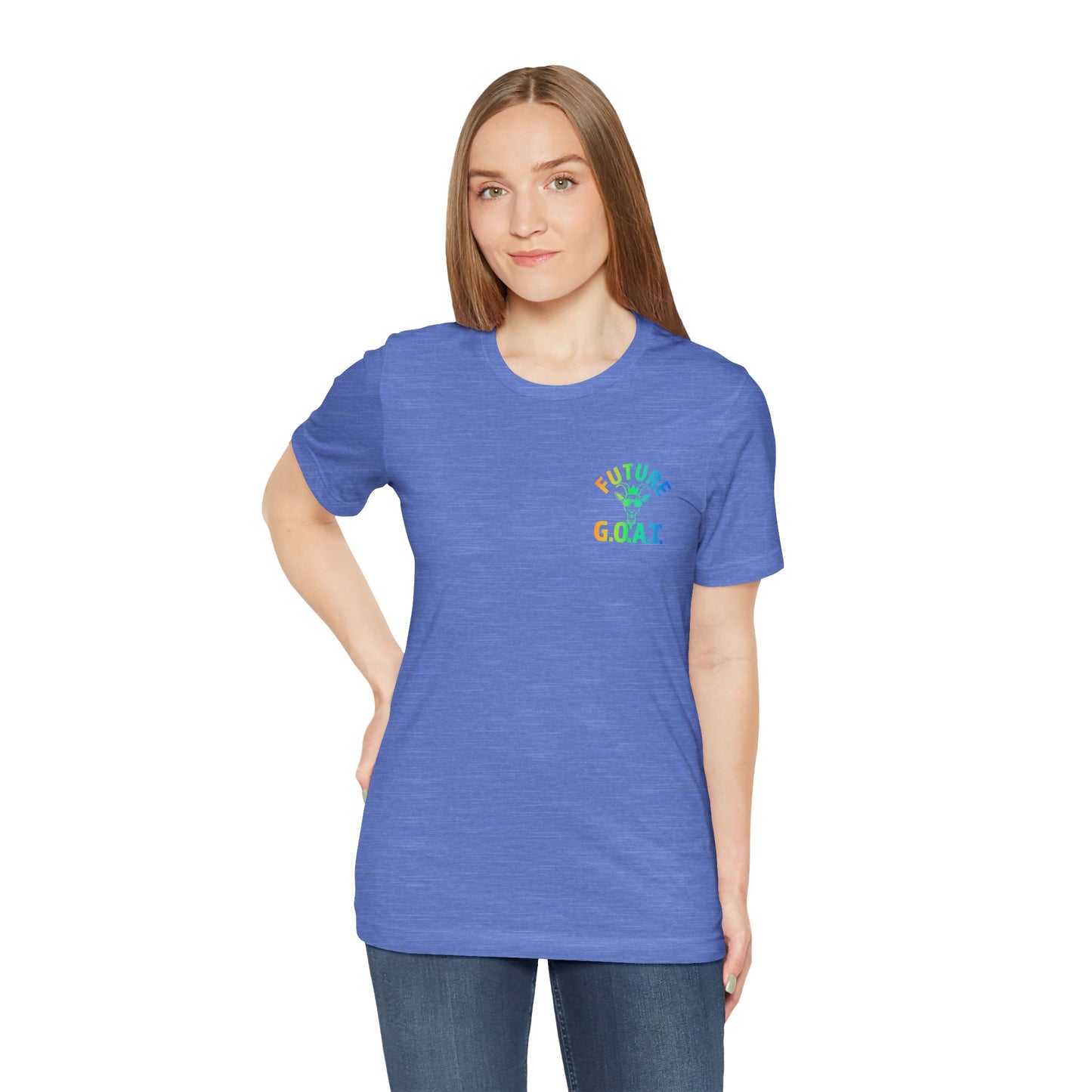Future GOAT Rainbow Gradient T-Shirt | Youth & Adult Sports Tee