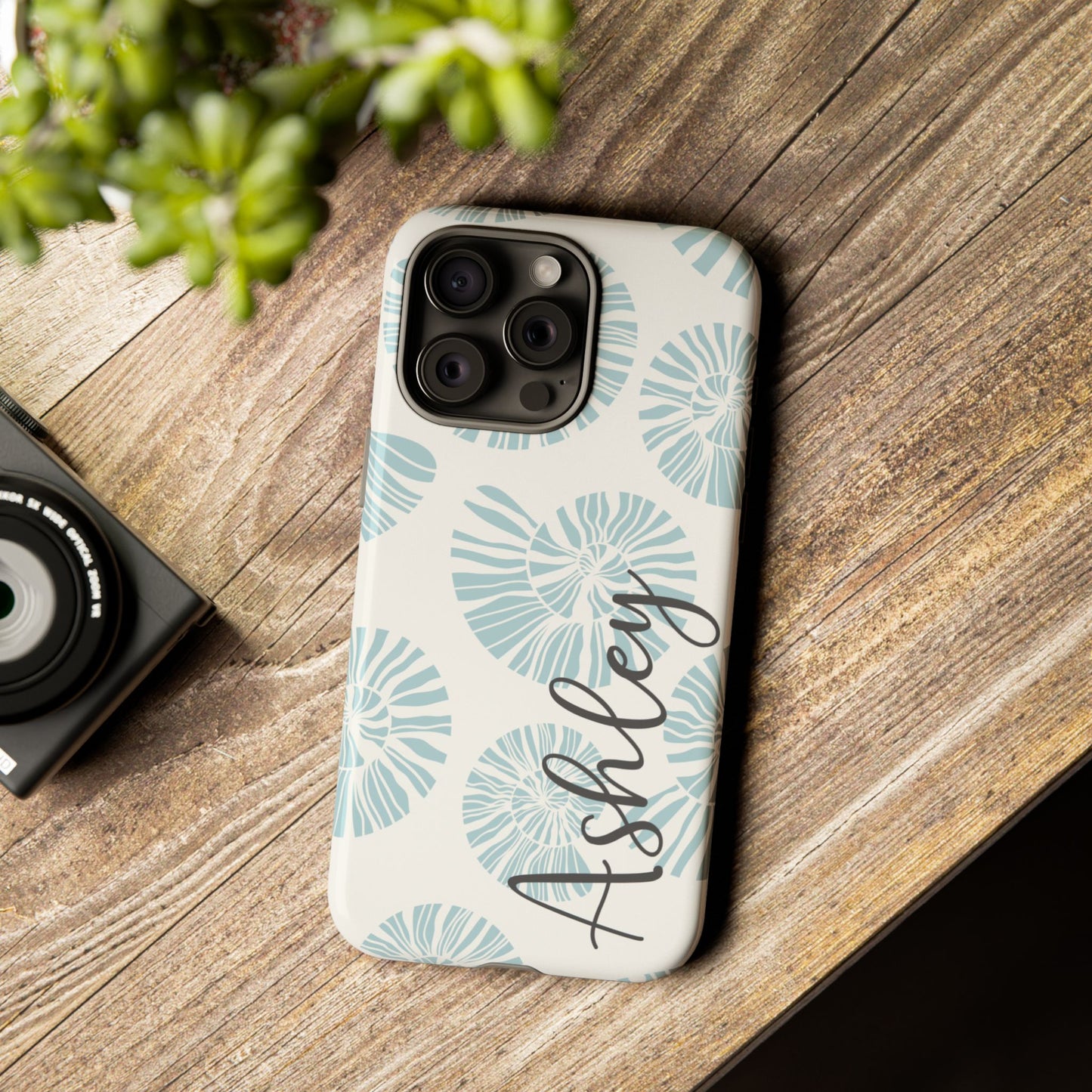 Custom Background Phone Case – Personalized with Your Name & Colors