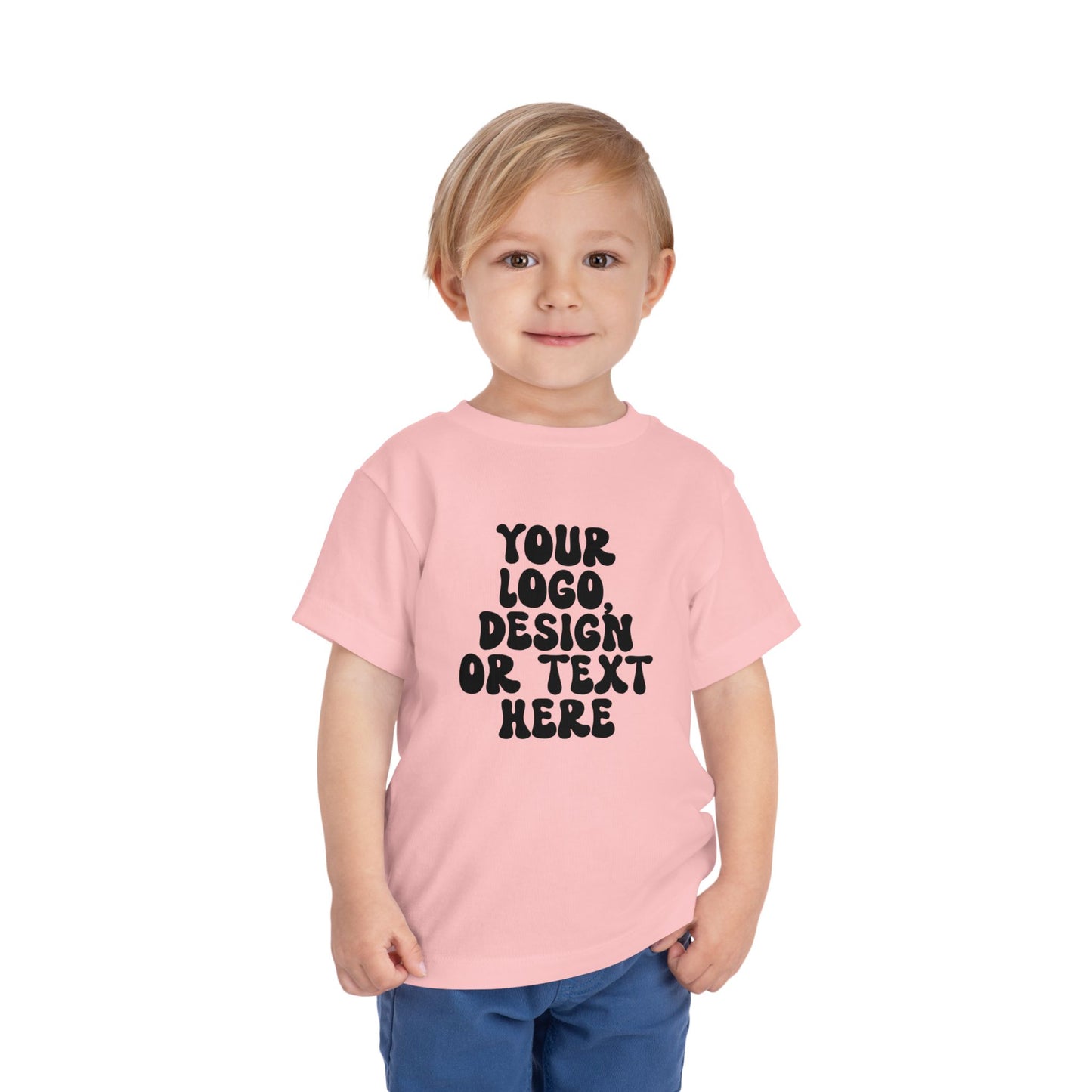 CUSTOM Text, Design or Logo - Unisex T-Shirt (Toddler)