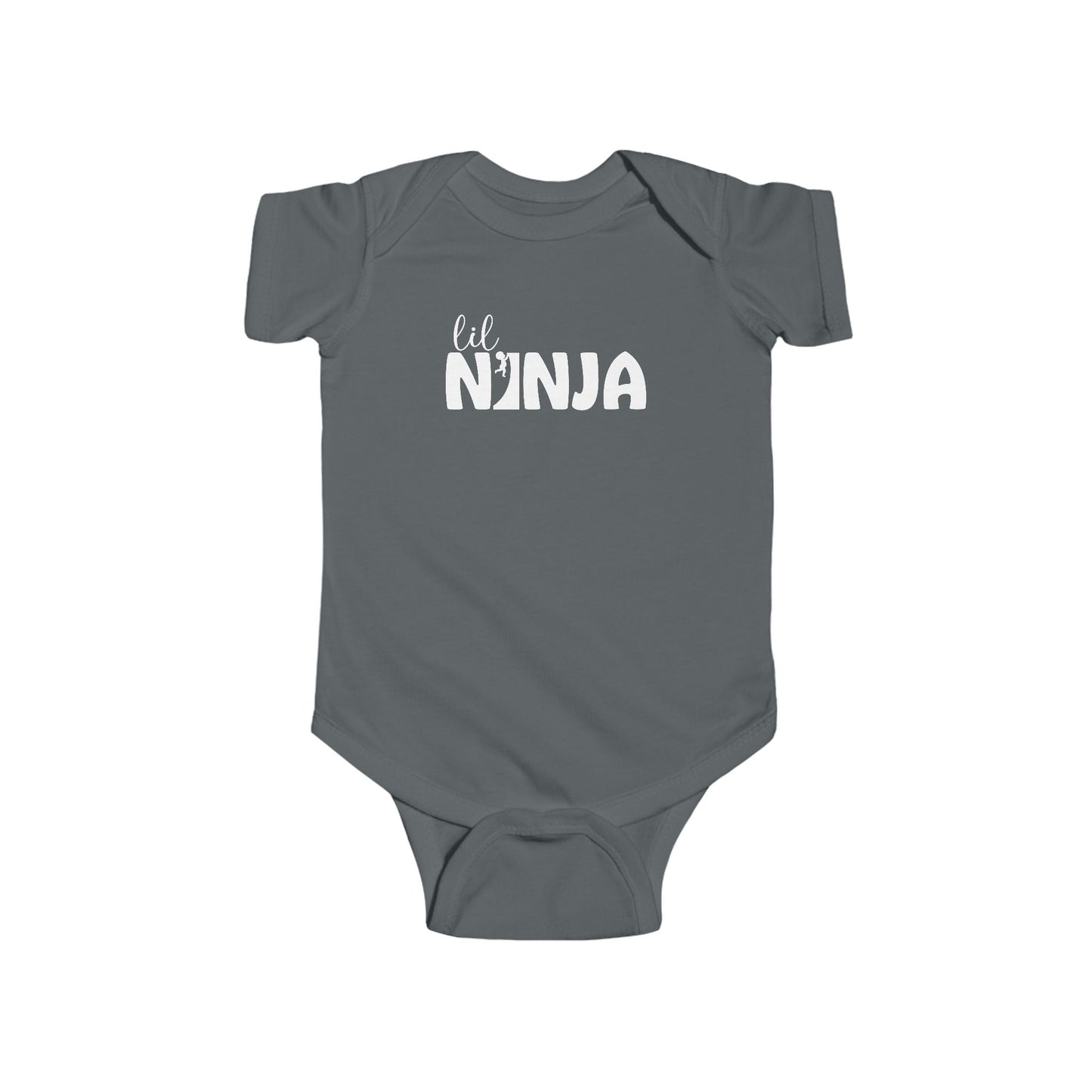 Lil Ninja Baby Onesie – Infant Bodysuit with Warped Wall Climber Design