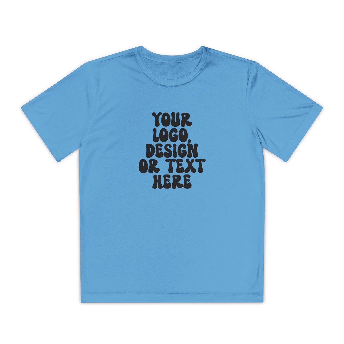 CUSTOM Text, Design or Logo -  Sport-Tek Moisture Wicking Competitor Tee (Youth)